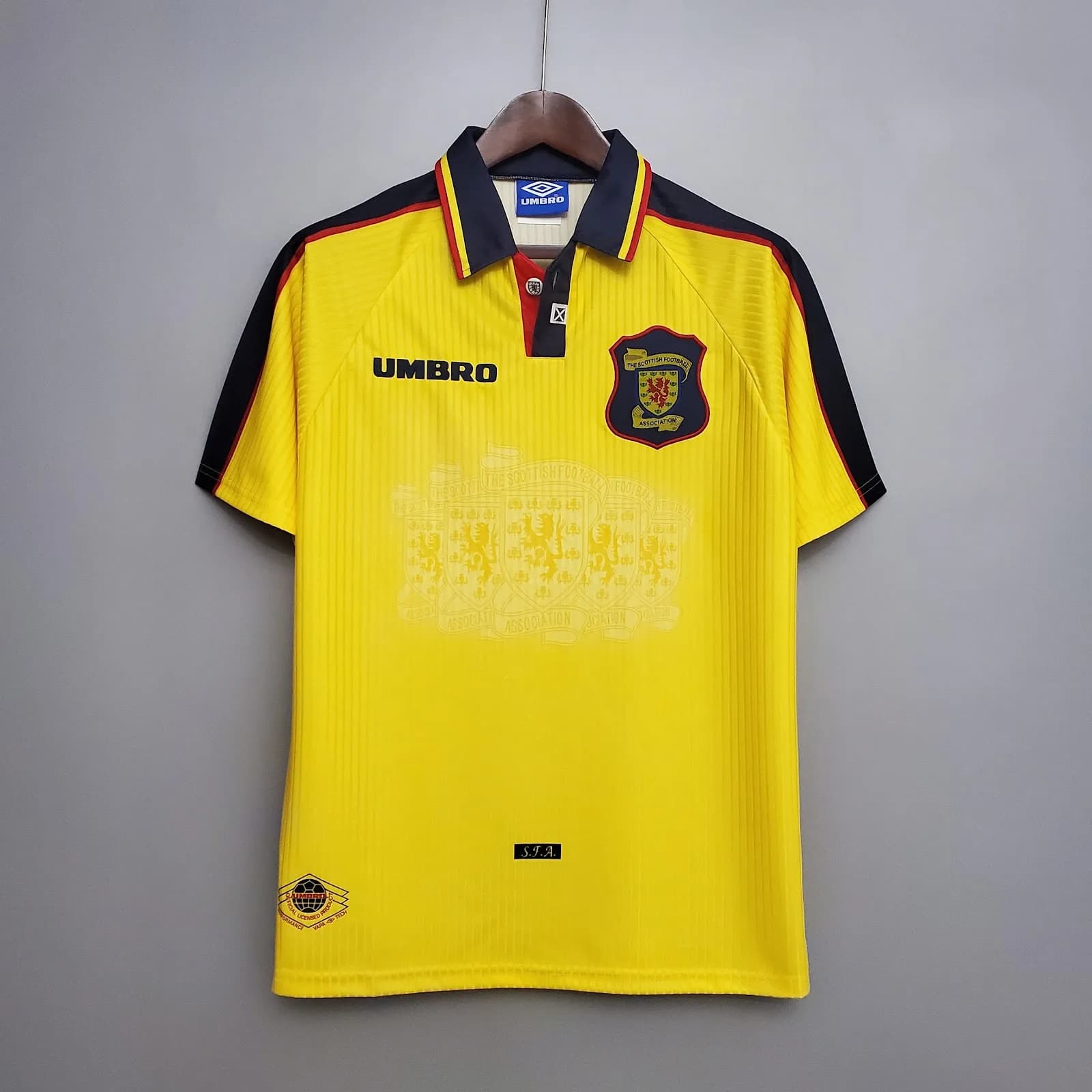 Camiseta Escocia – amarilla Retro – 1996-98