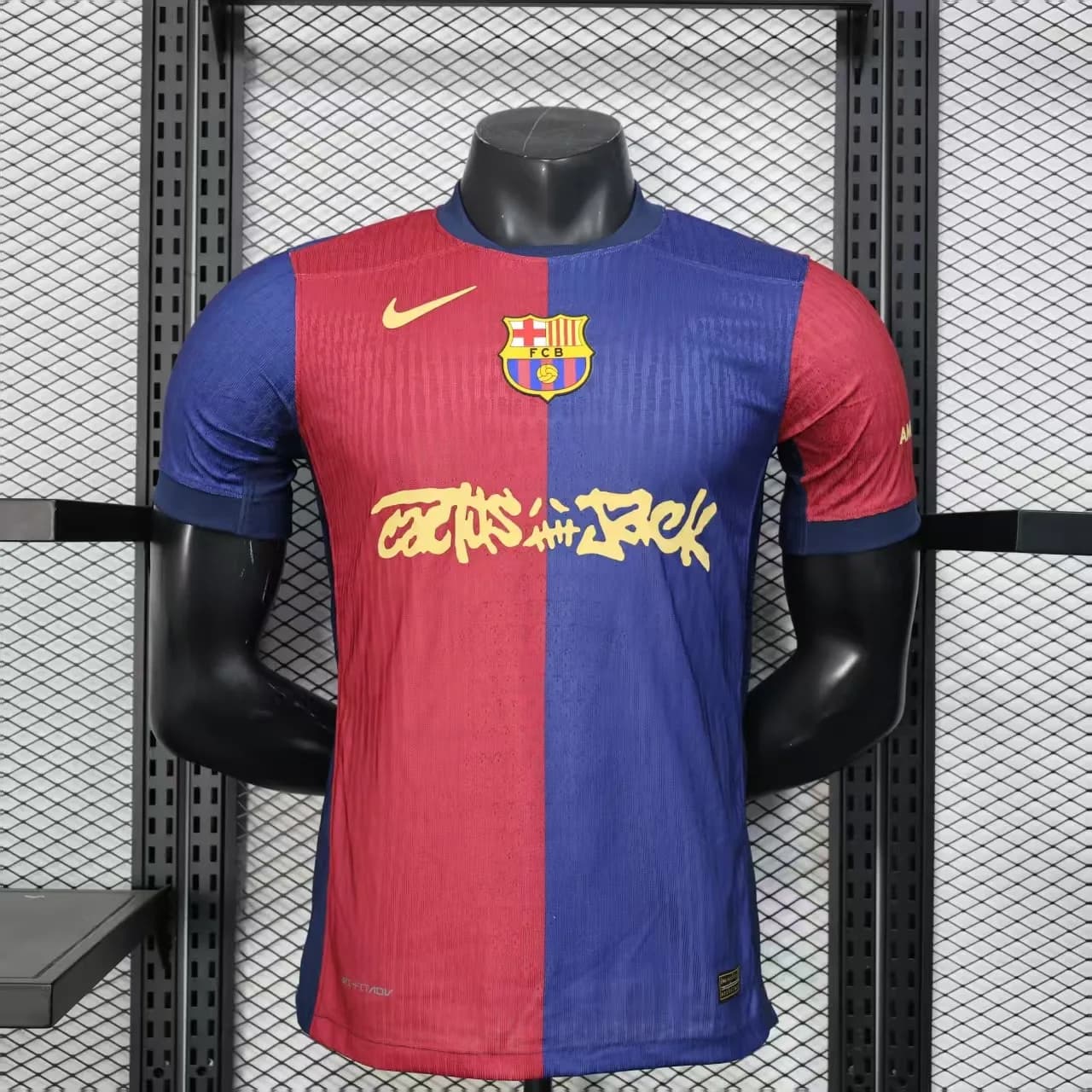 Camiseta Barcelona – Titular versión jugador Cactus Jack – 2024-25