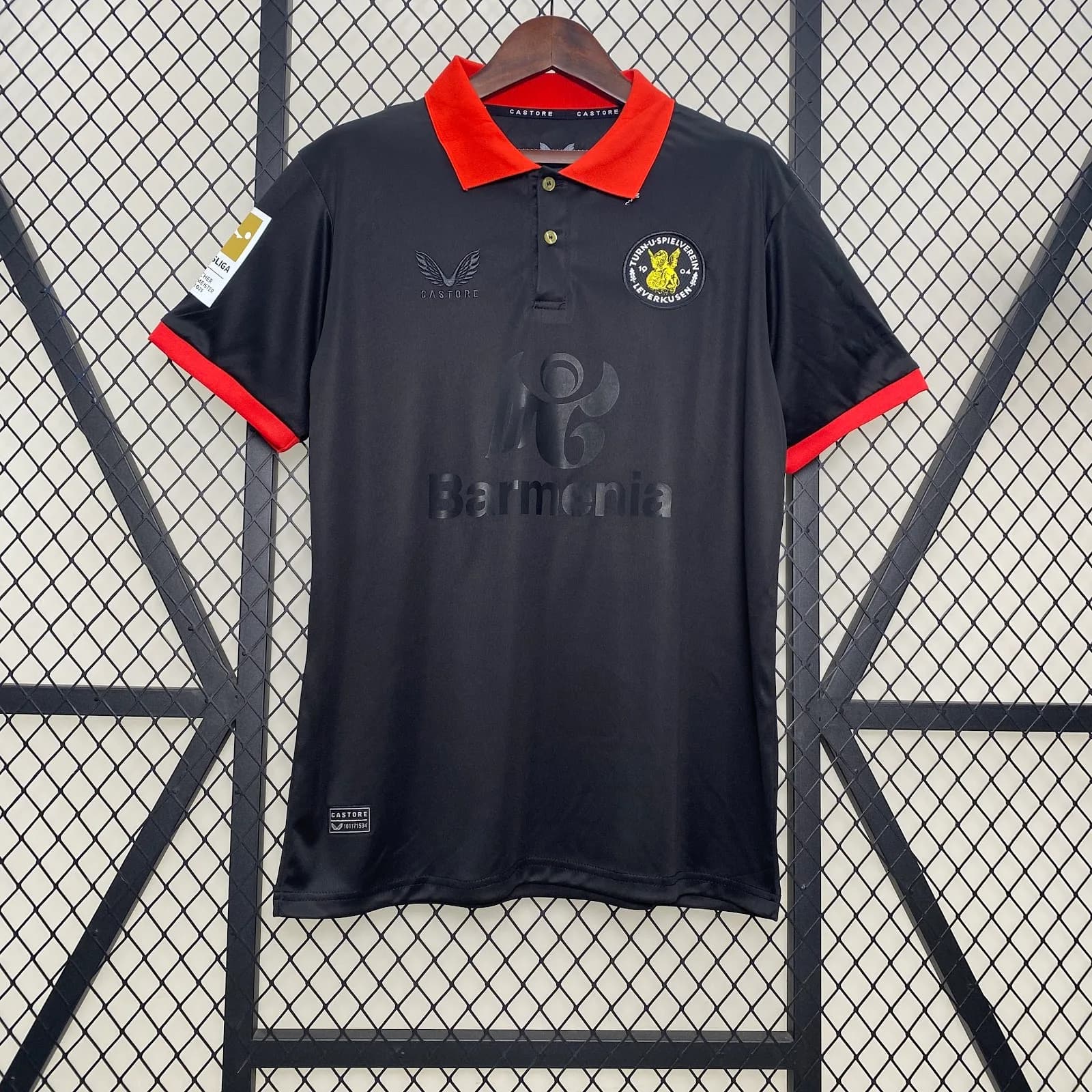 Camiseta Bayer Leverkusen – negra – 2024-25