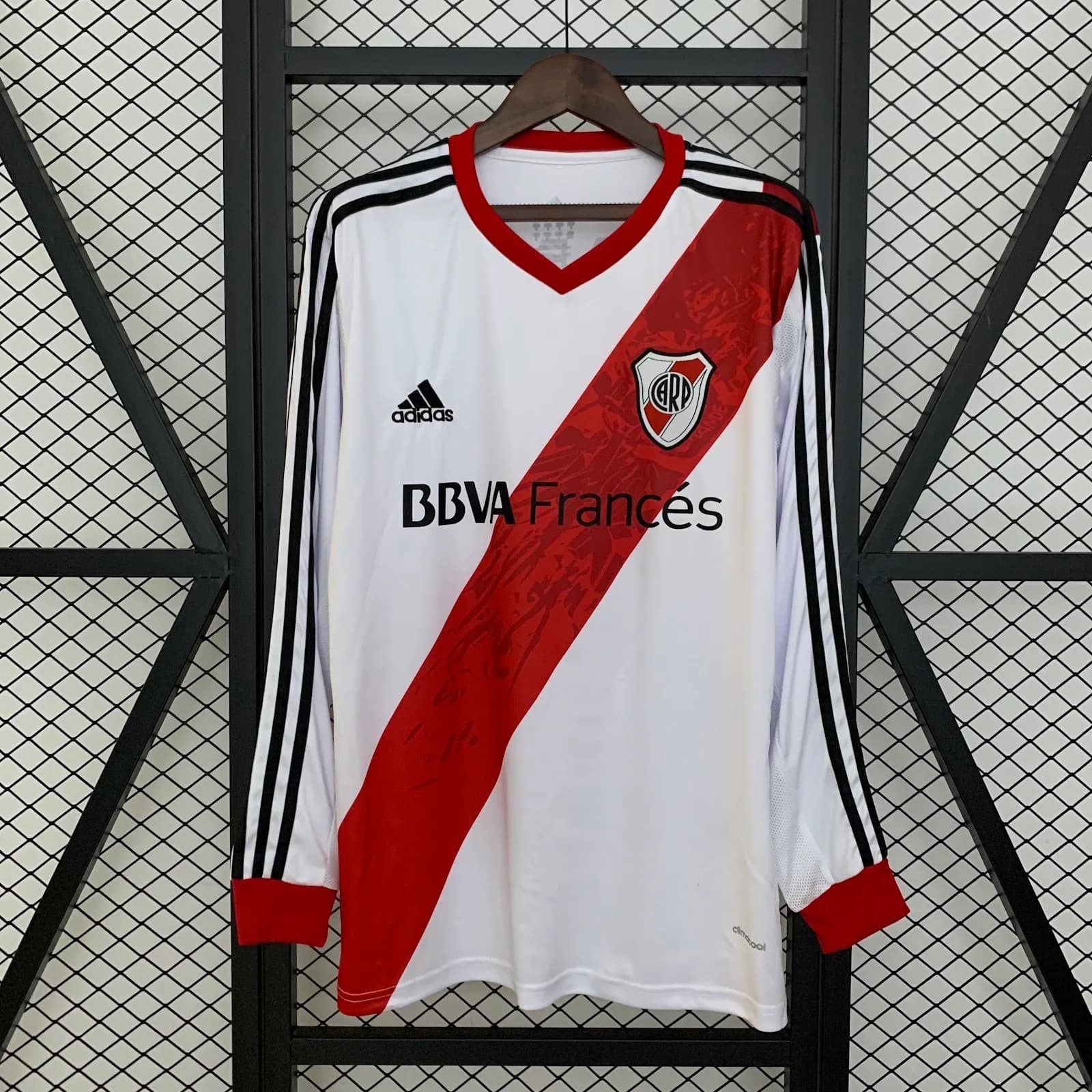 Camiseta River Plate – Titular Retro manga larga – 2013-14