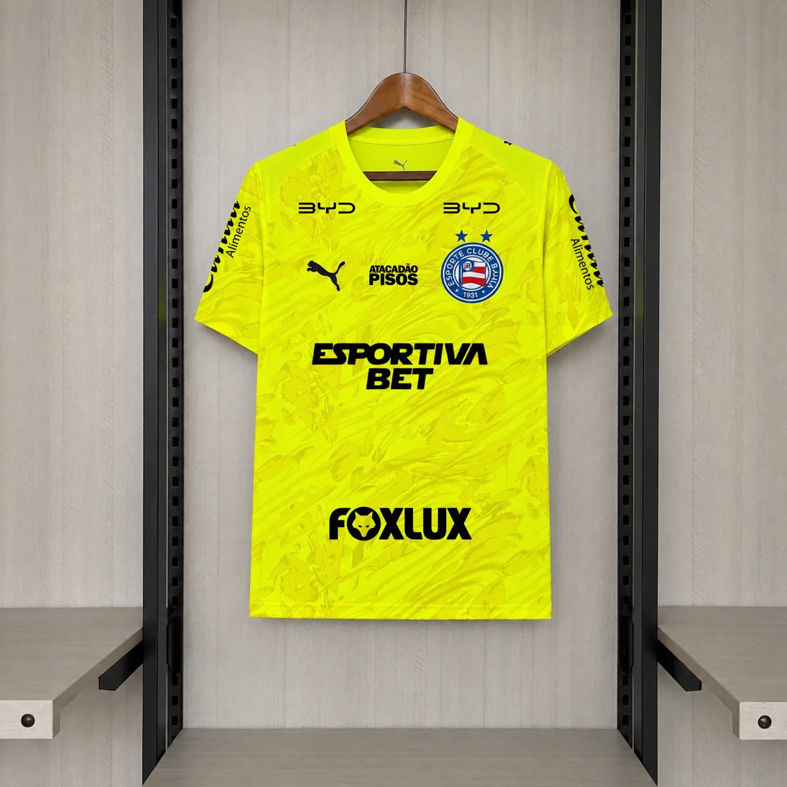 Camiseta Bahia – Arquero amarilla – 2026-27 – Variante 2