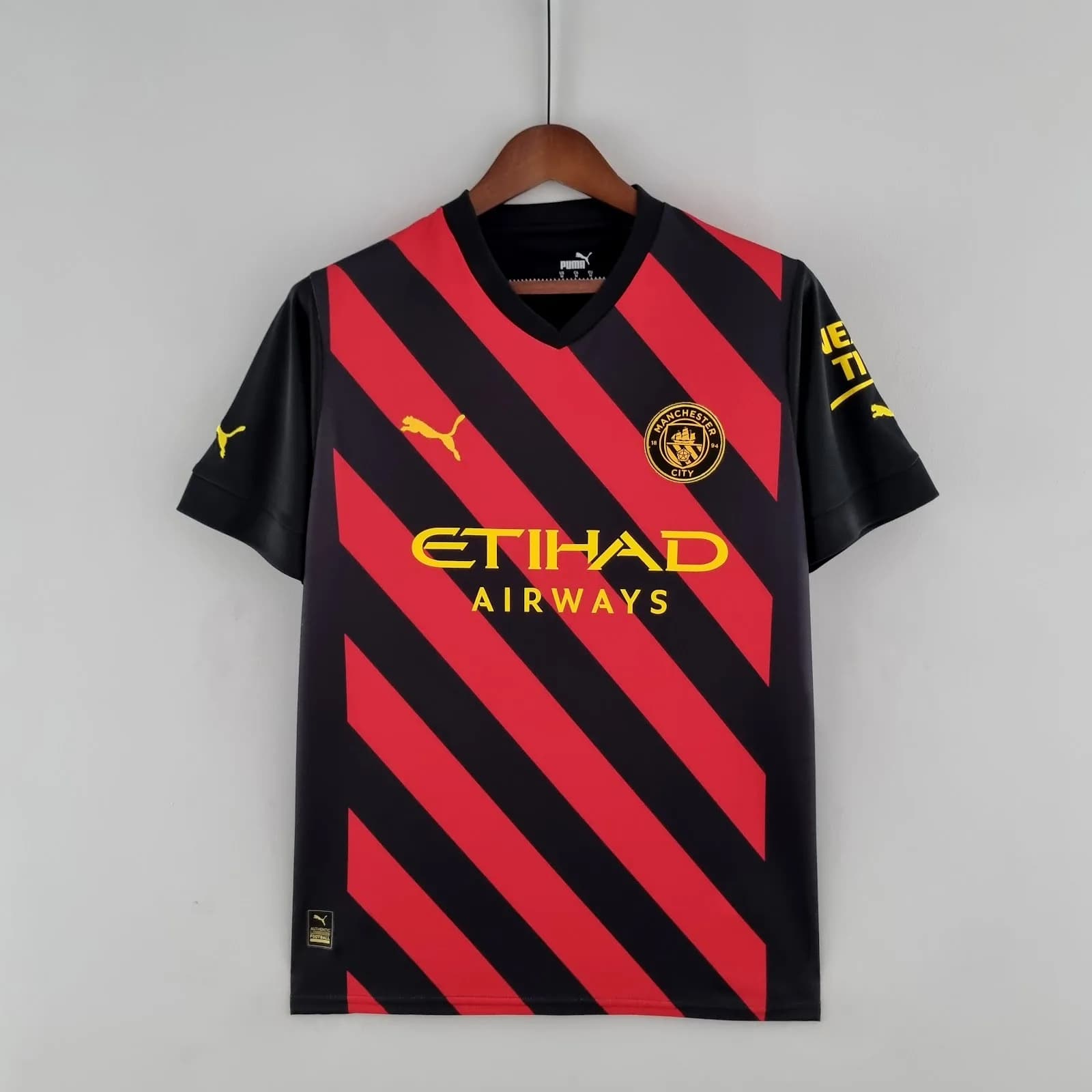 Camiseta Manchester City – Visitante con patrocinadores – 2022-23