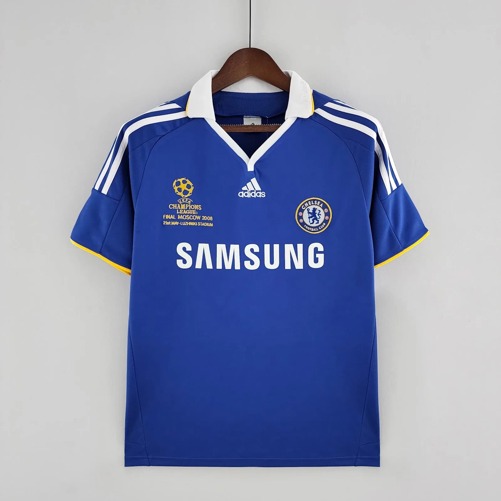 Camiseta Chelsea – Titular Champions League Moscu 2008 con patrocinadores – 2008-09