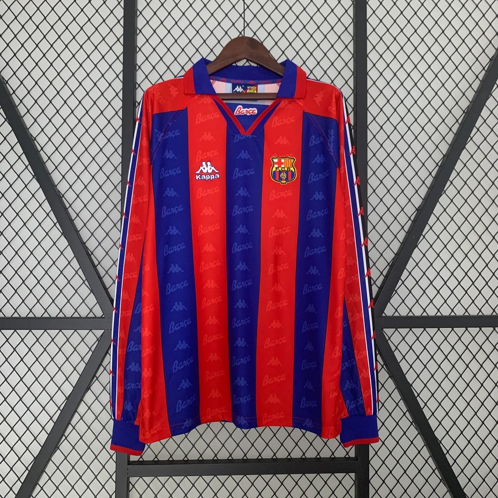 Camiseta Barcelona – Titular manga larga Retro – 1996-97