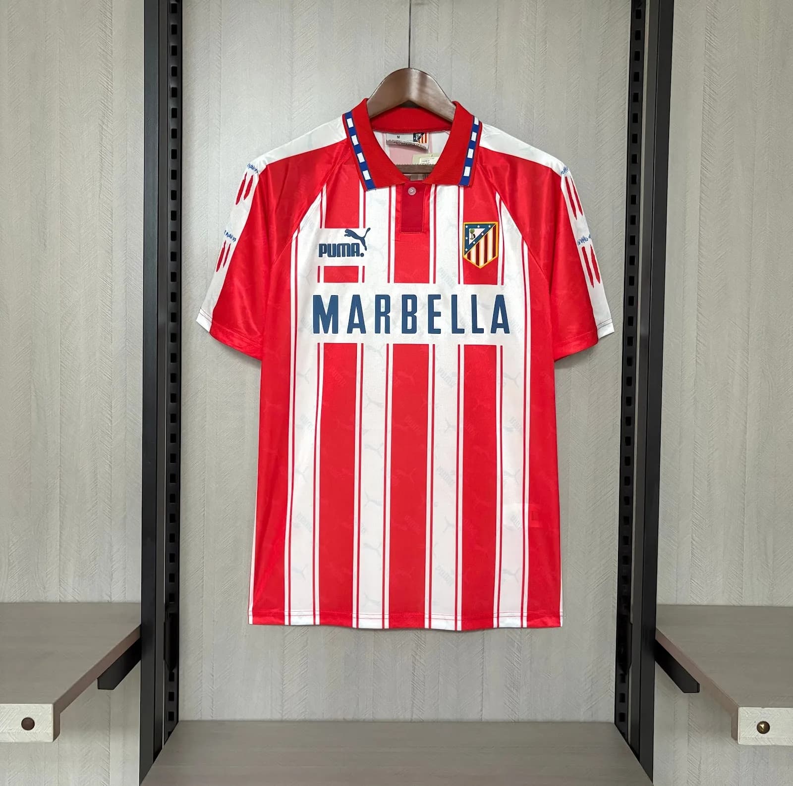 Camiseta Atletico de Madrid – Titular Retro – 1994-95 – Variante 2