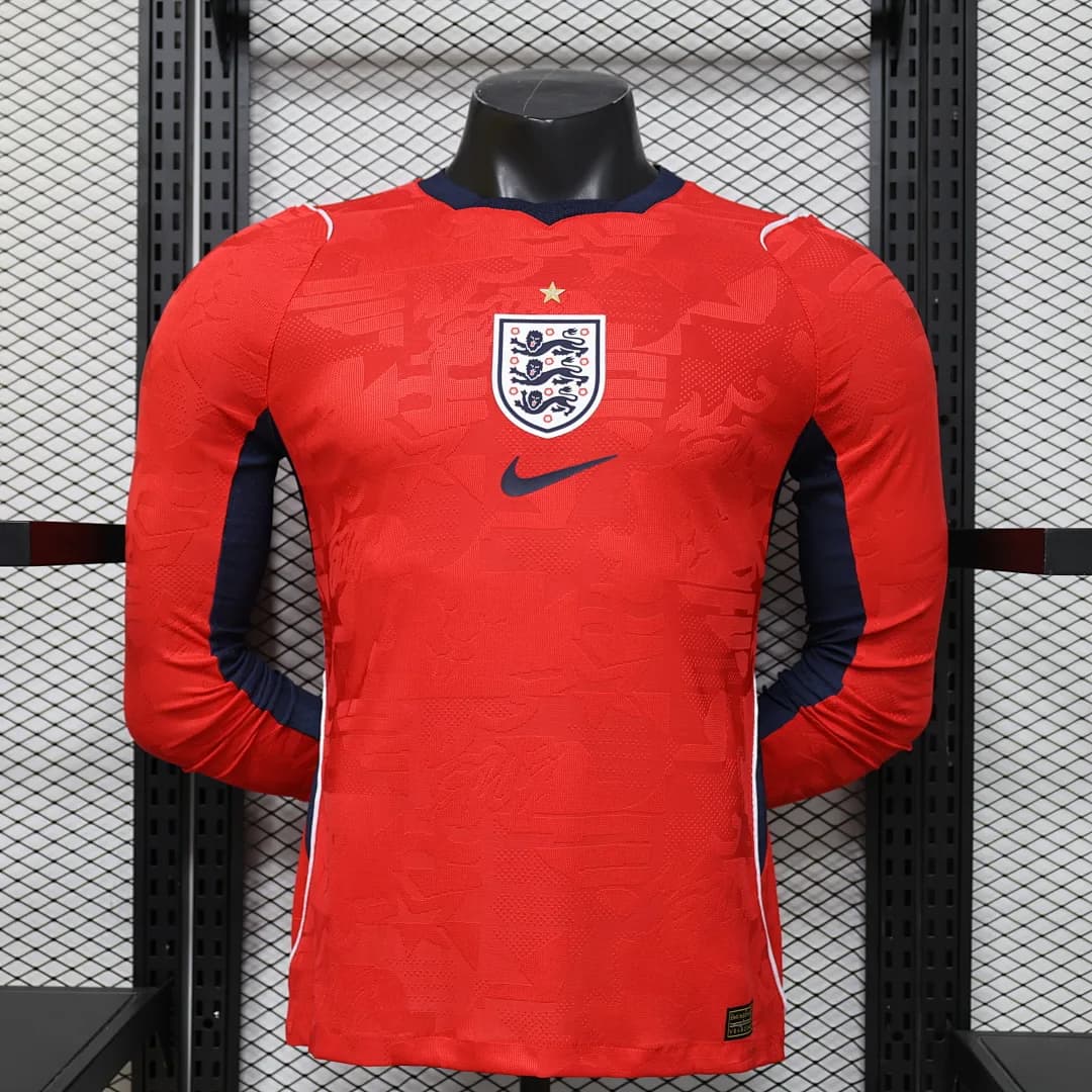 Camiseta Inglaterra Visitante Manga Larga