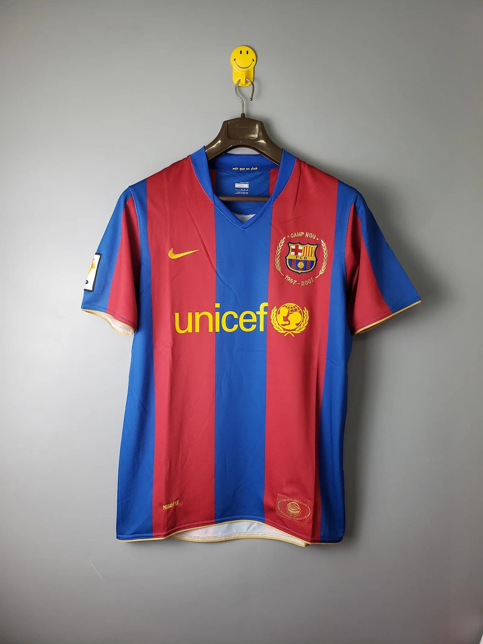 Camiseta Barcelona – Titular con patrocinadores – 2007-08