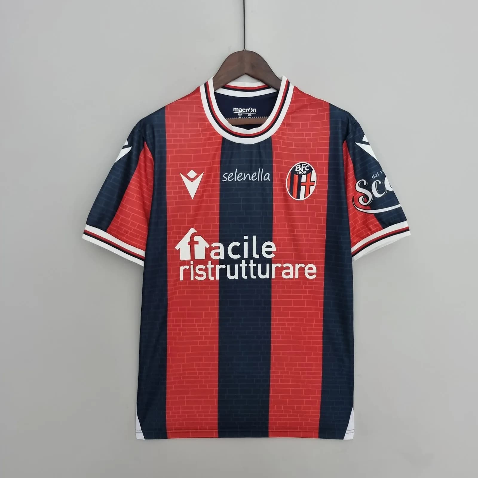 Camiseta Bologna – roja azul – 2022-23