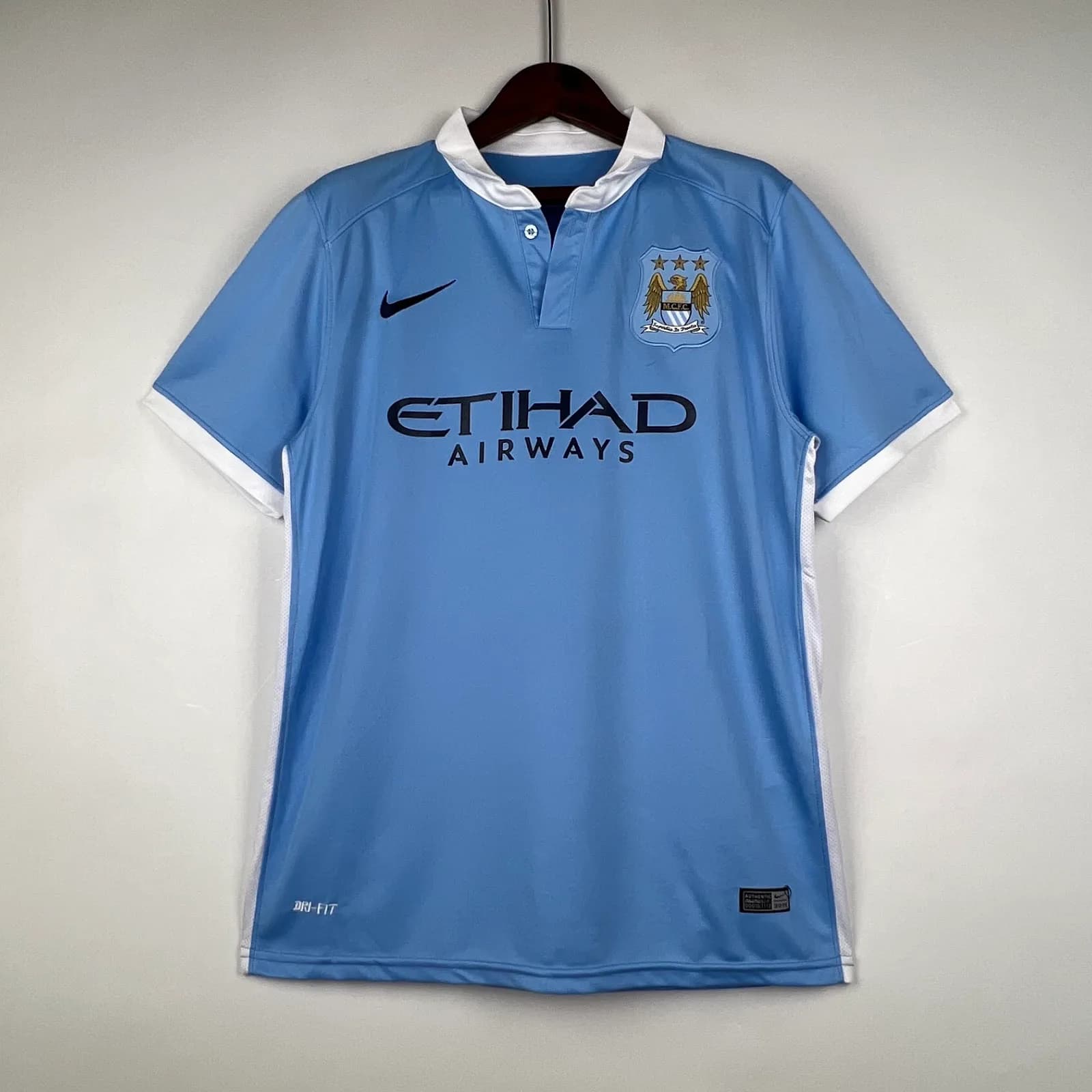 Camiseta Manchester City – Titular con patrocinadores – 2015-16