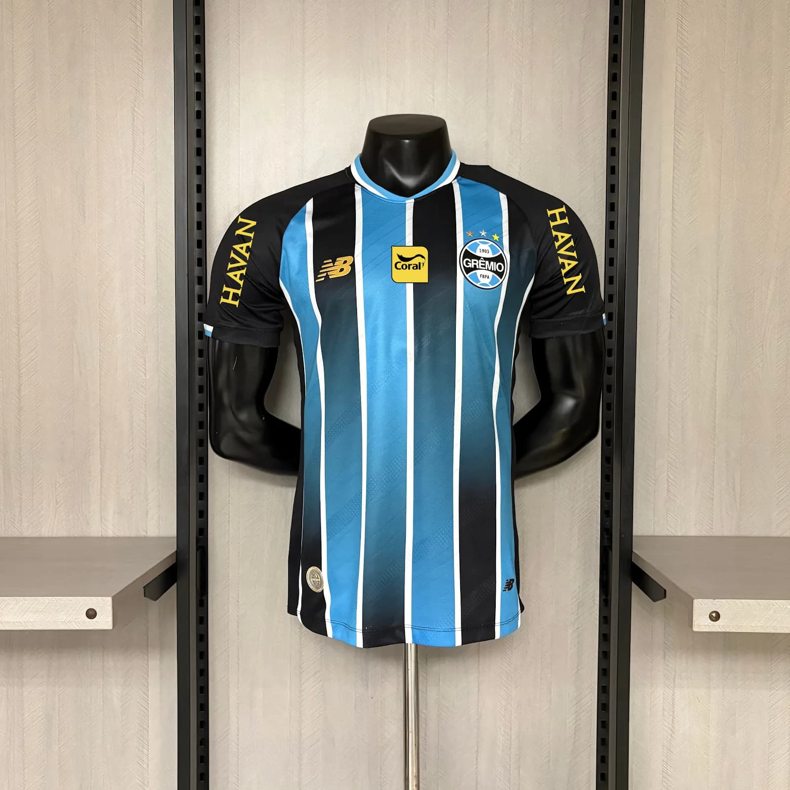 Camiseta Gremio – Titular versión jugador con patrocinadores – 2026-27