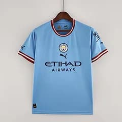 Camiseta Manchester City – Titular con patrocinadores – 2022-23