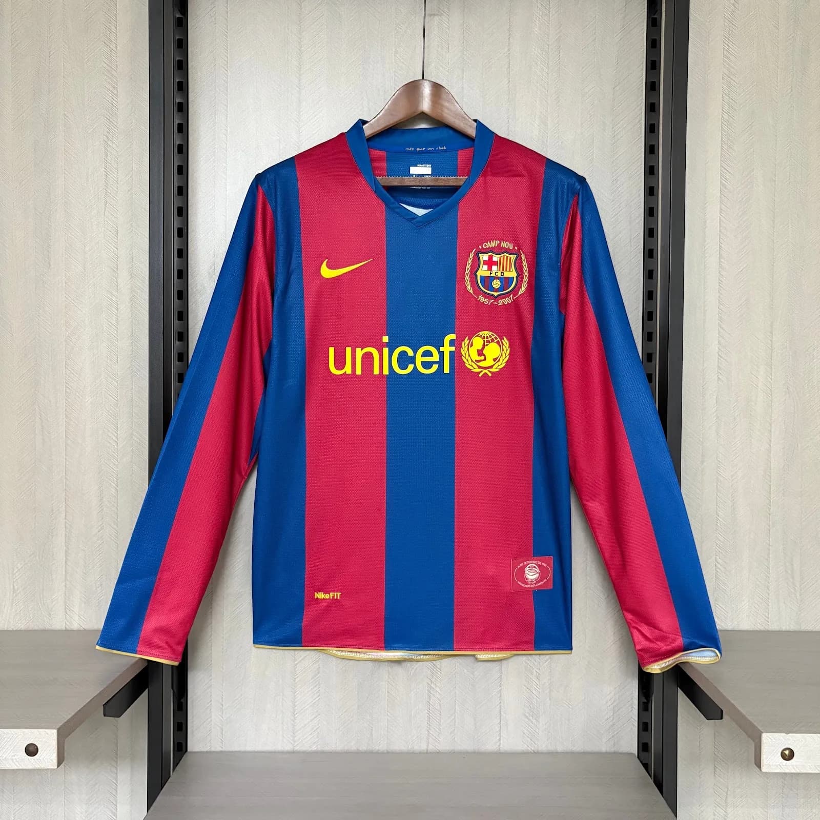 Camiseta Barcelona – Titular Retro manga larga – 2008-09