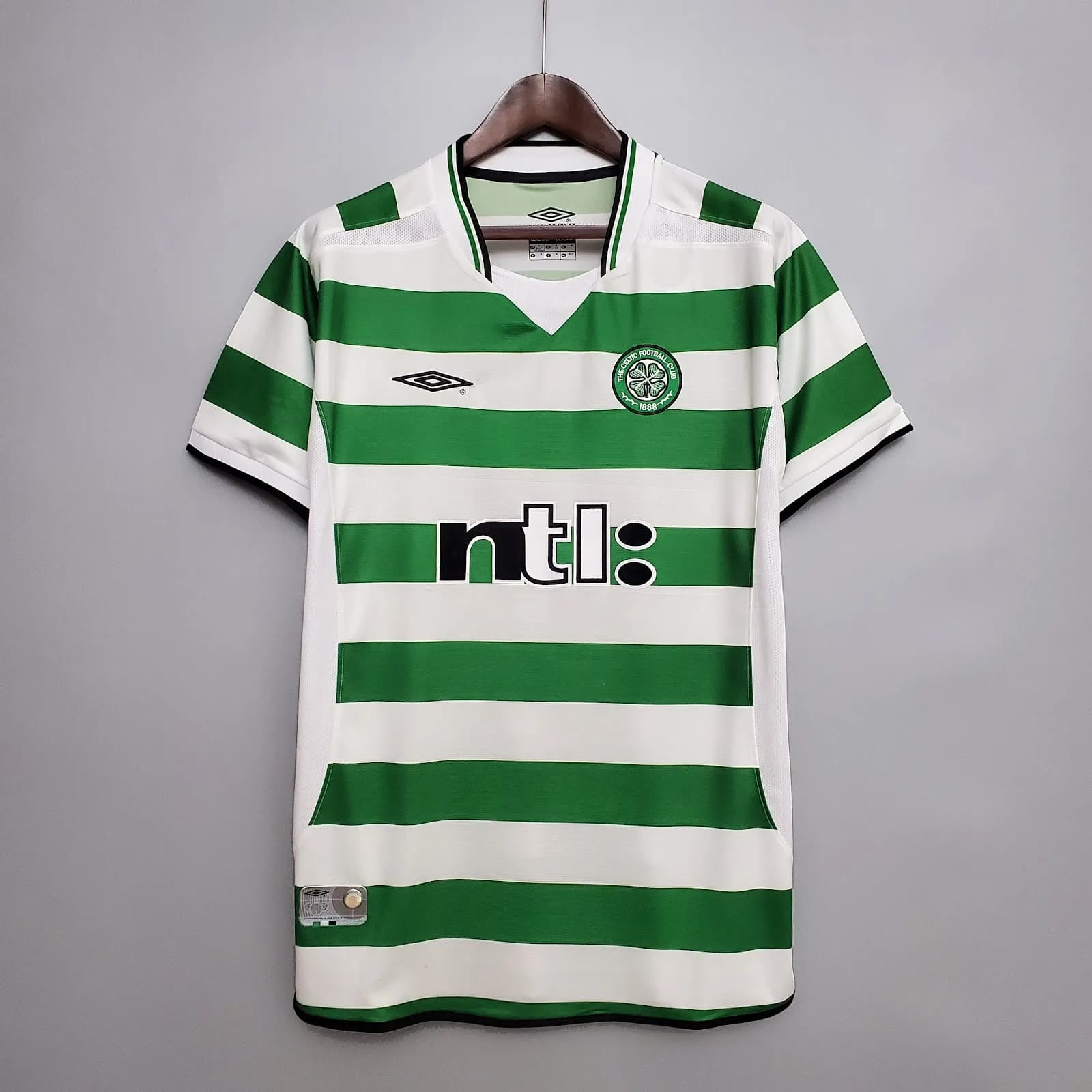 Camiseta Celtic – Titular Retro – 2001-03