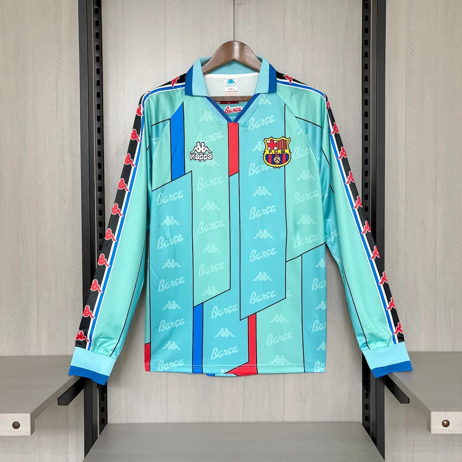 Camiseta Barcelona – Visitante manga larga Retro – 1995-97