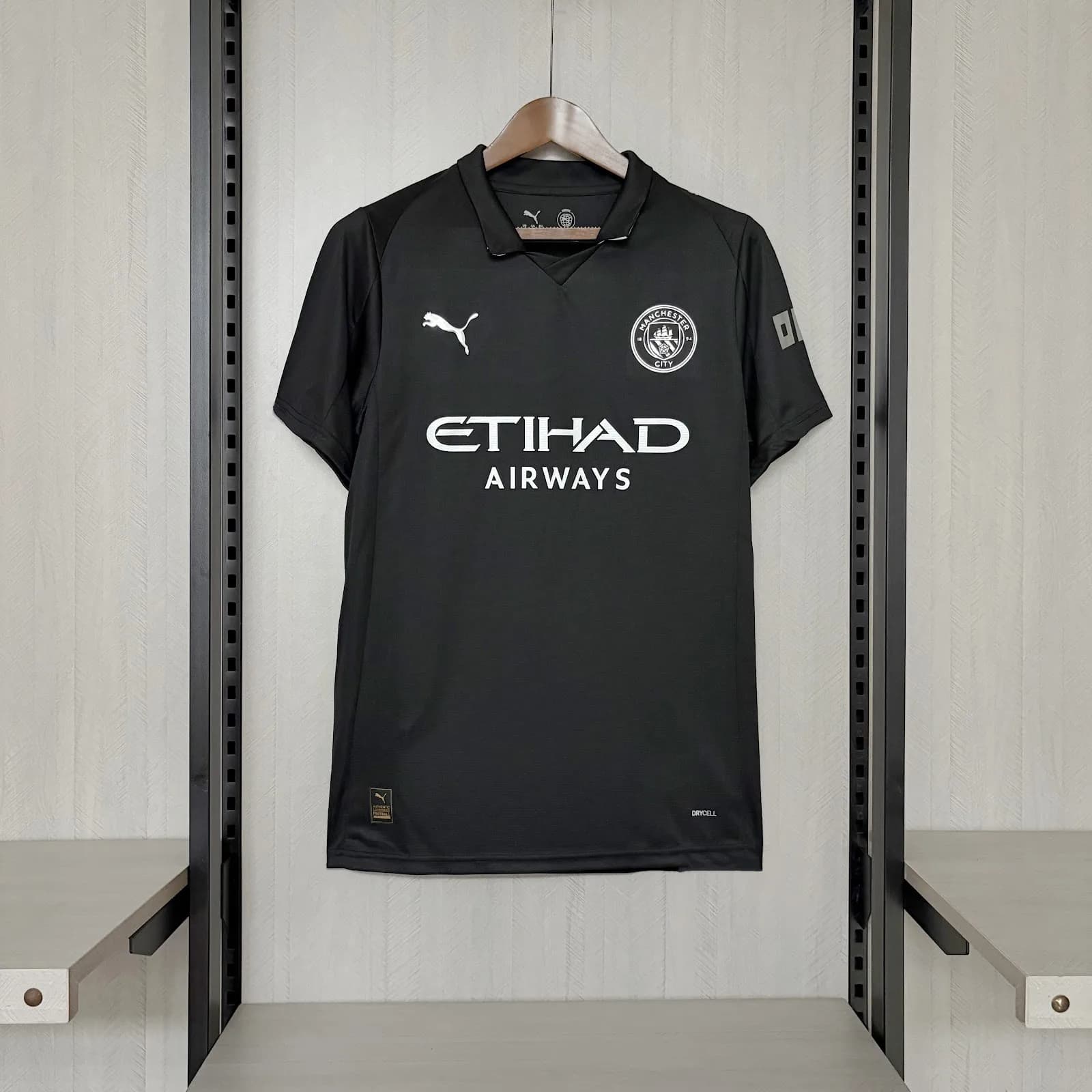 Camiseta Manchester City – Tercera equipación negra – 2025-26