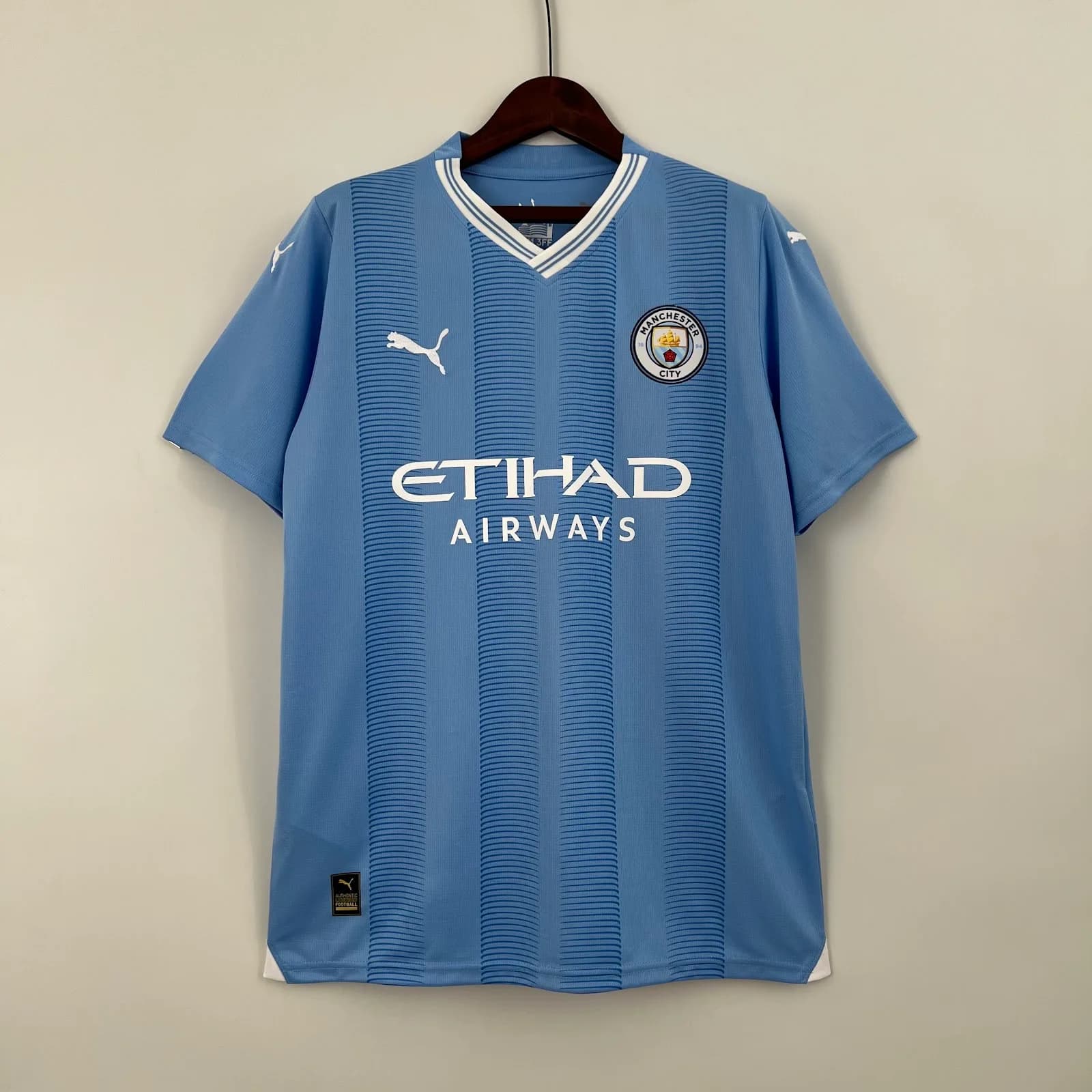Camiseta Manchester City – Titular con patrocinadores – 2023-24