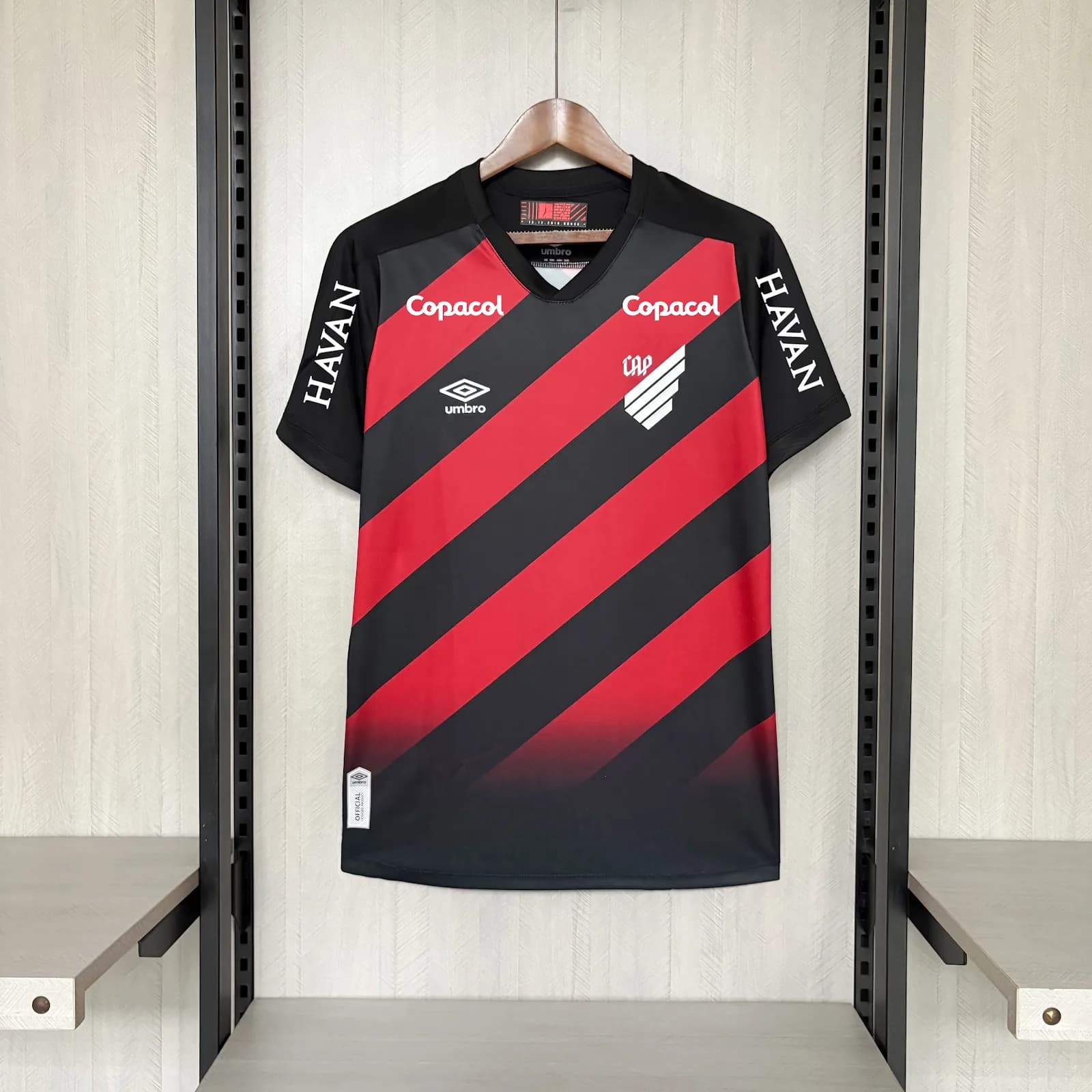 Camiseta Athletico Paranaense – Titular con patrocinadores – 2026-27
