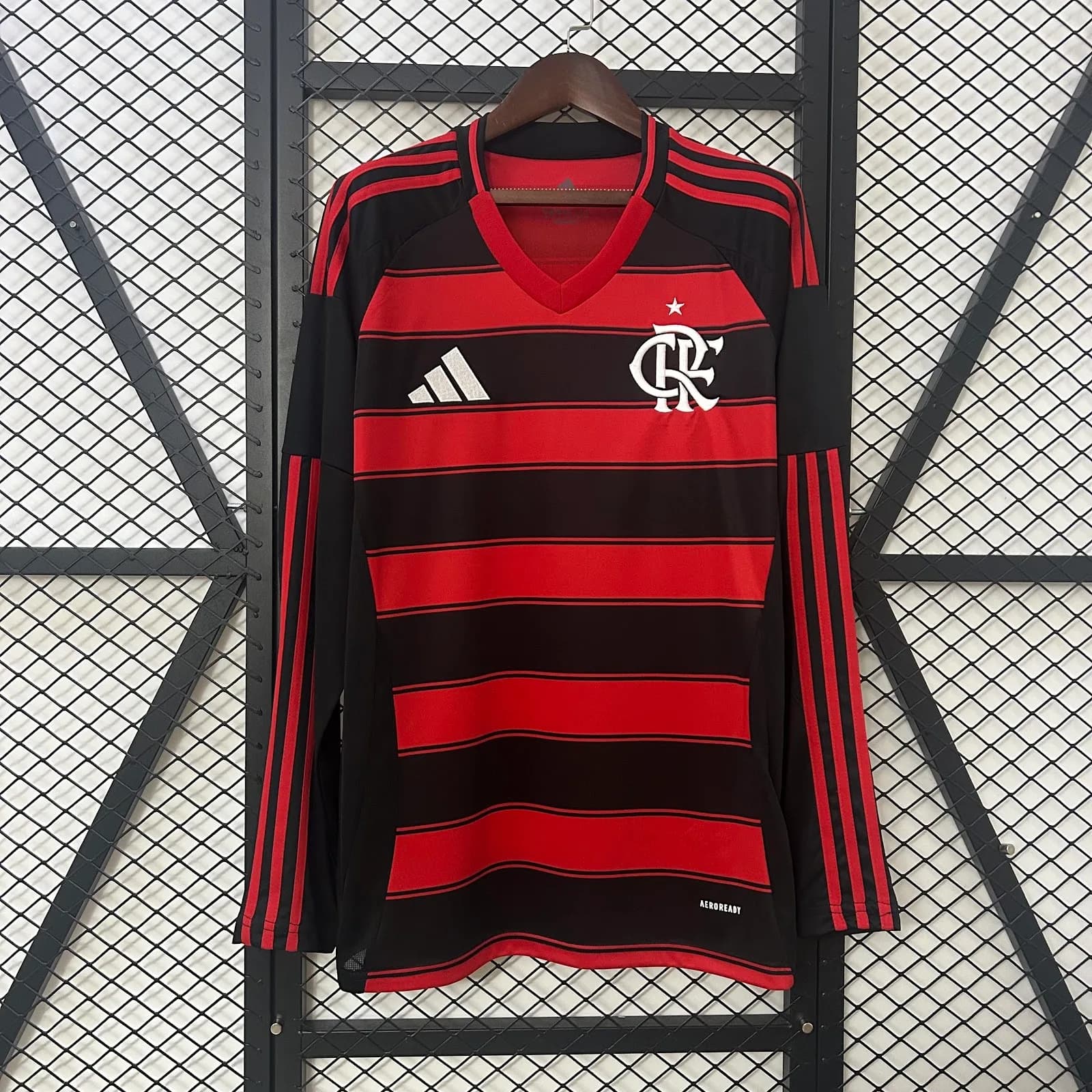 Camiseta Flamengo – Titular manga larga – 2025-26