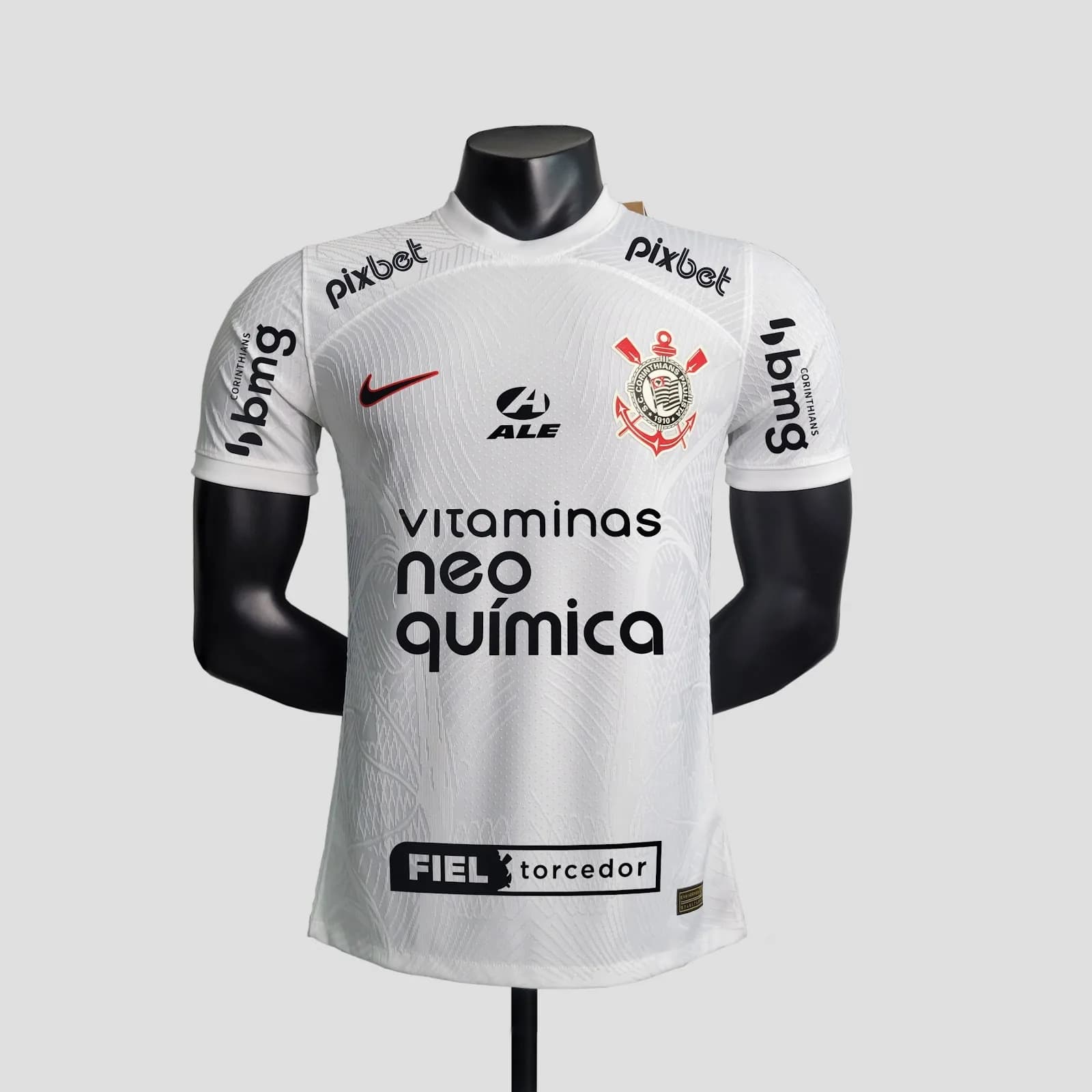 Camiseta Corinthians – versión jugador con patrocinadores – Variante 2