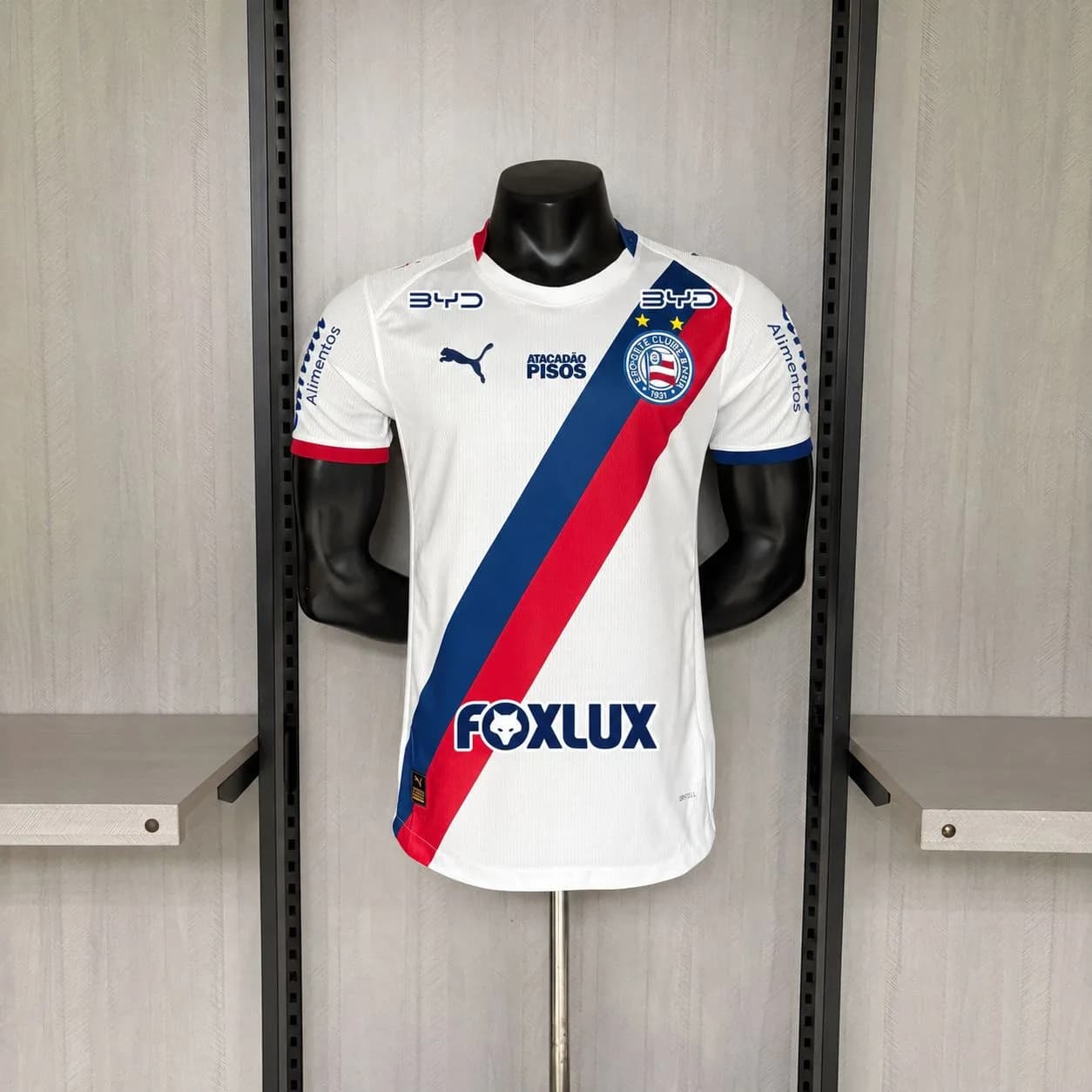 Camiseta Bahia – Titular versión jugador con patrocinadores – 2026-27