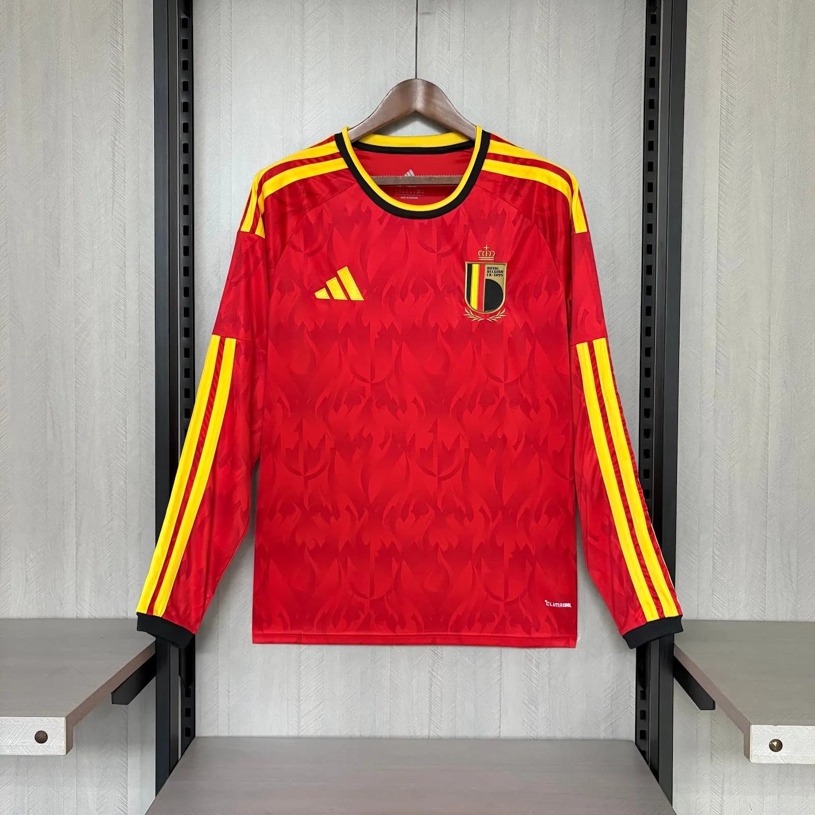 Camiseta Bélgica – Titular manga larga – 2026