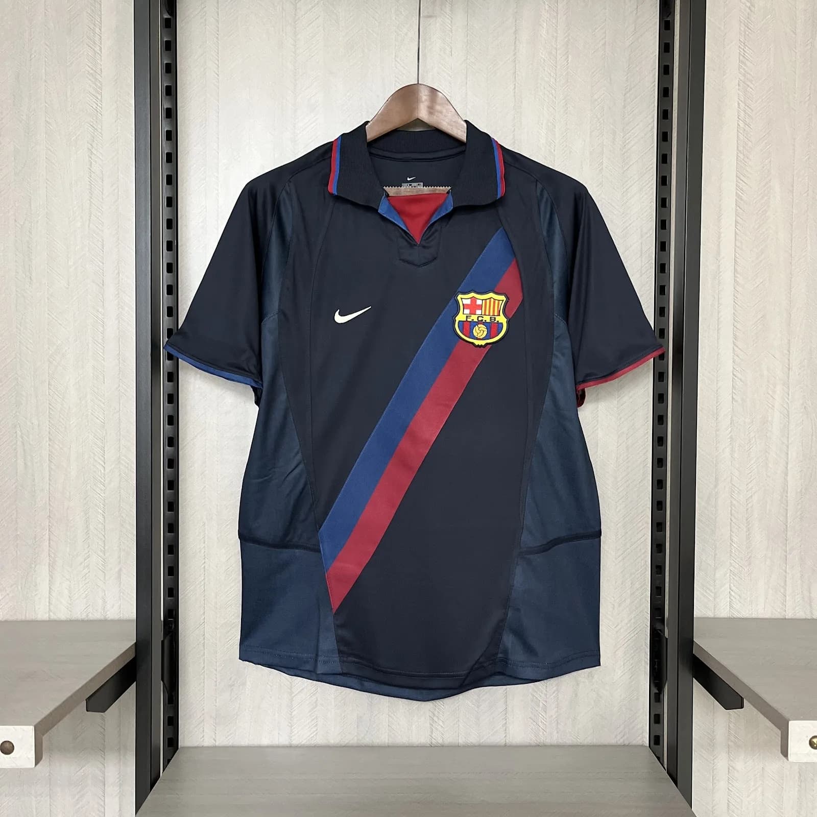 Camiseta Barcelona – Tercera equipación Retro – 2002-03