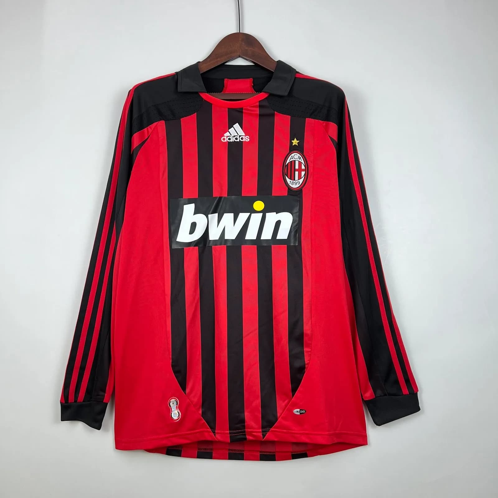 Camiseta AC Milan – Titular manga larga Retro – 2007-08