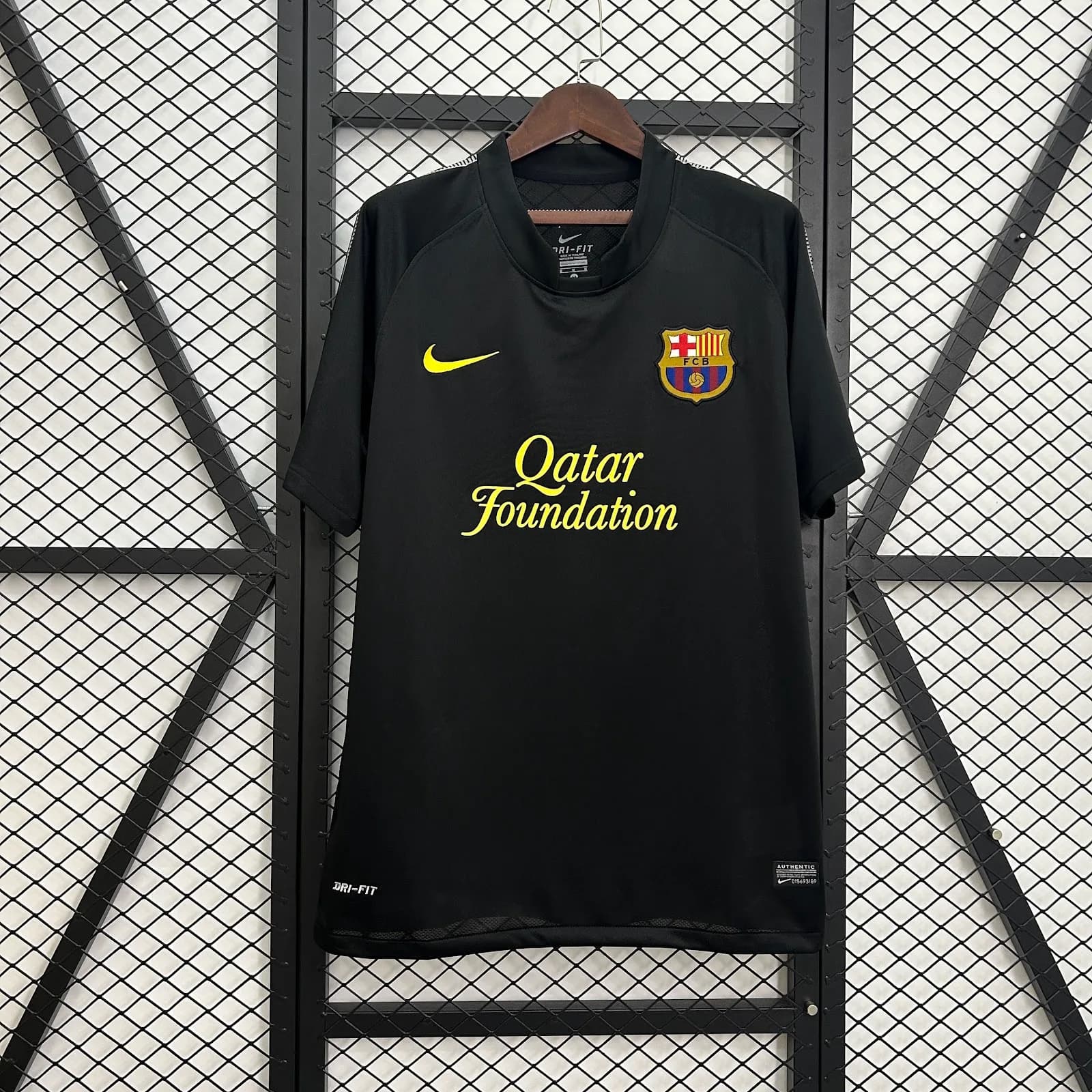 Camiseta Barcelona – Visitante con patrocinadores – 2011-12
