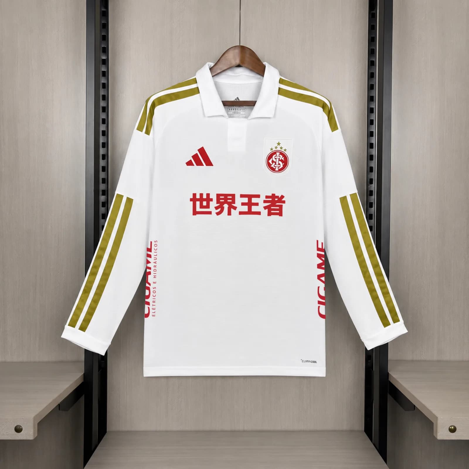 Camiseta Internacional – Visitante manga larga con patrocinadores – 2026-27