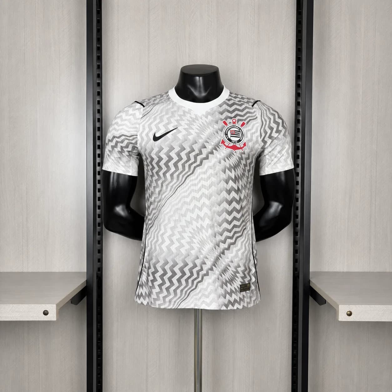 Camiseta Corinthians – Arquero gris versión jugador – 2026-27