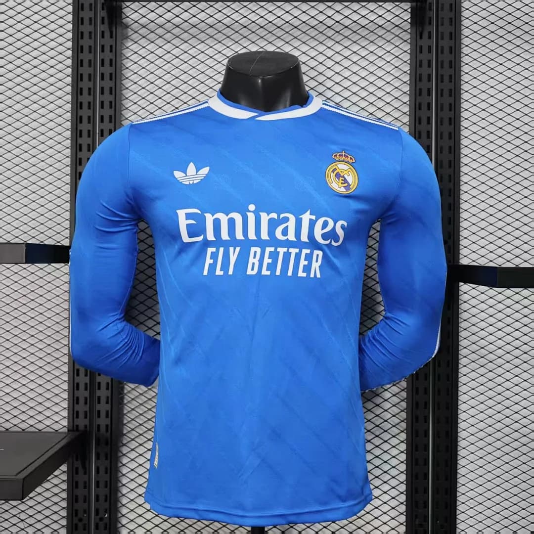 Camiseta Real Madrid Visitante Manga Larga