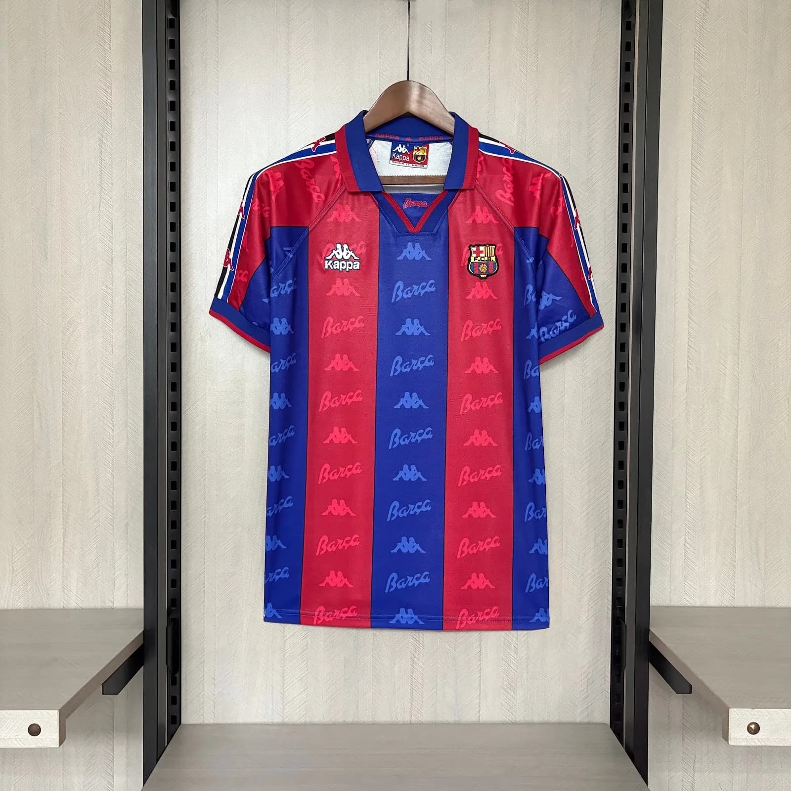 Camiseta Barcelona – Titular retro manga corta – 1995-97