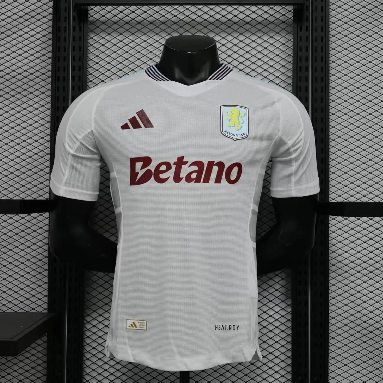 Camiseta Aston Villa – versión jugador blanca – 2024-25
