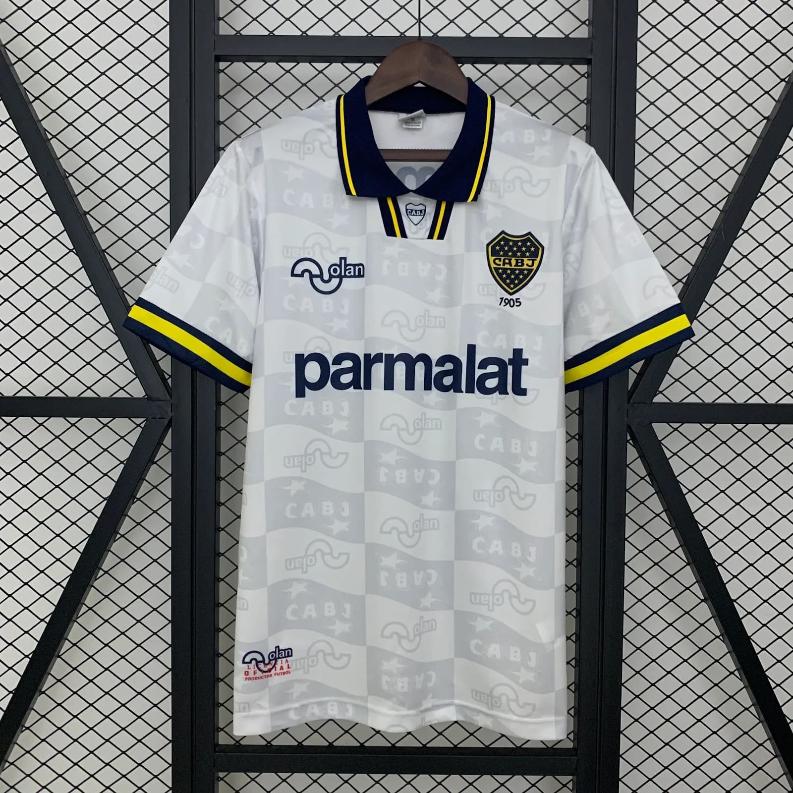 Camiseta Boca Juniors – Visitante Retro con patrocinadores – 1995-96