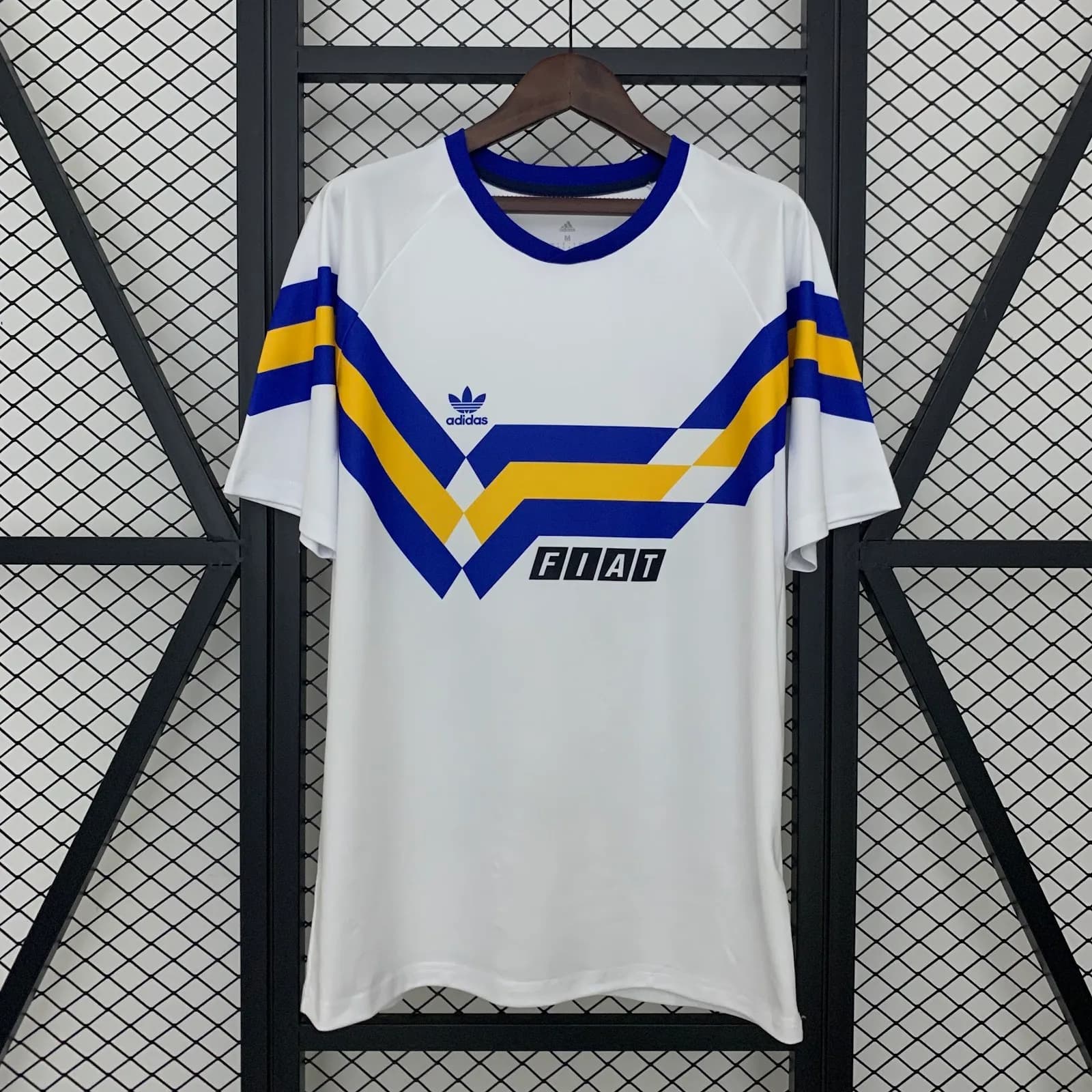 Camiseta Boca Juniors – Visitante Retro con patrocinadores – 1990-91