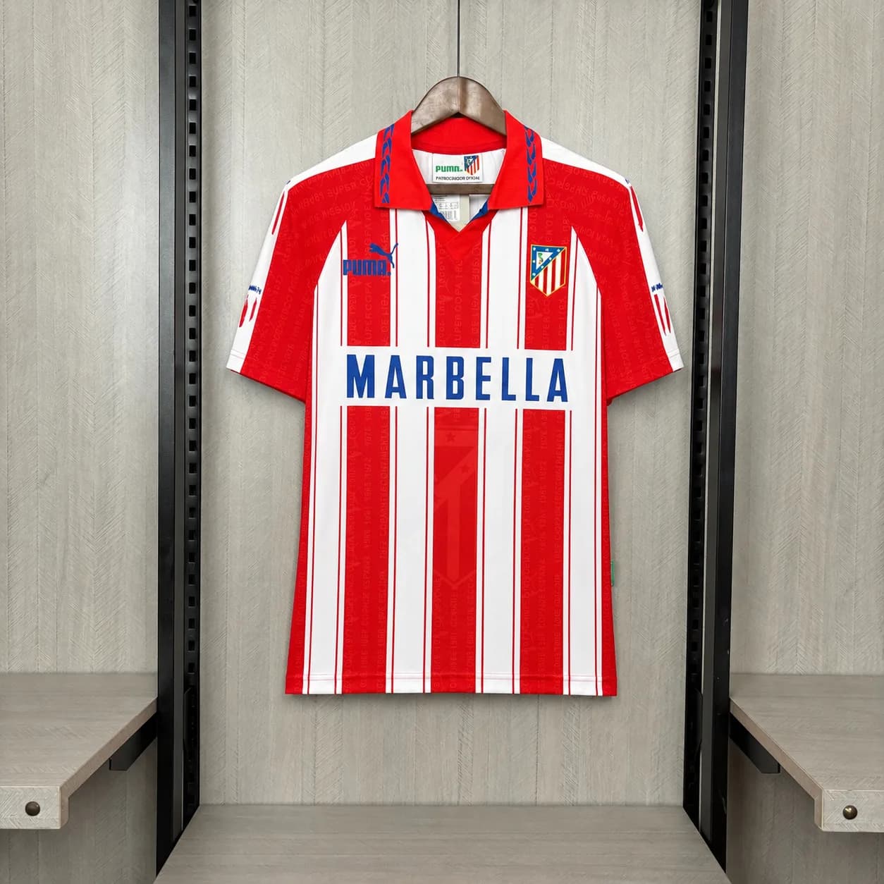 Camiseta Atletico de Madrid – Titular Retro – 1994-95 – Variante 1