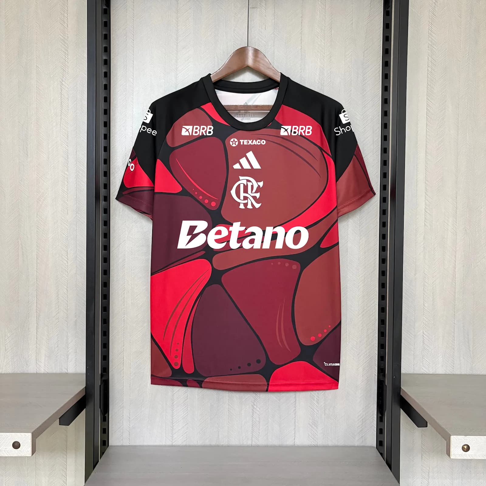 Camiseta Flamengo – Prepartido con patrocinadores – 2026-27