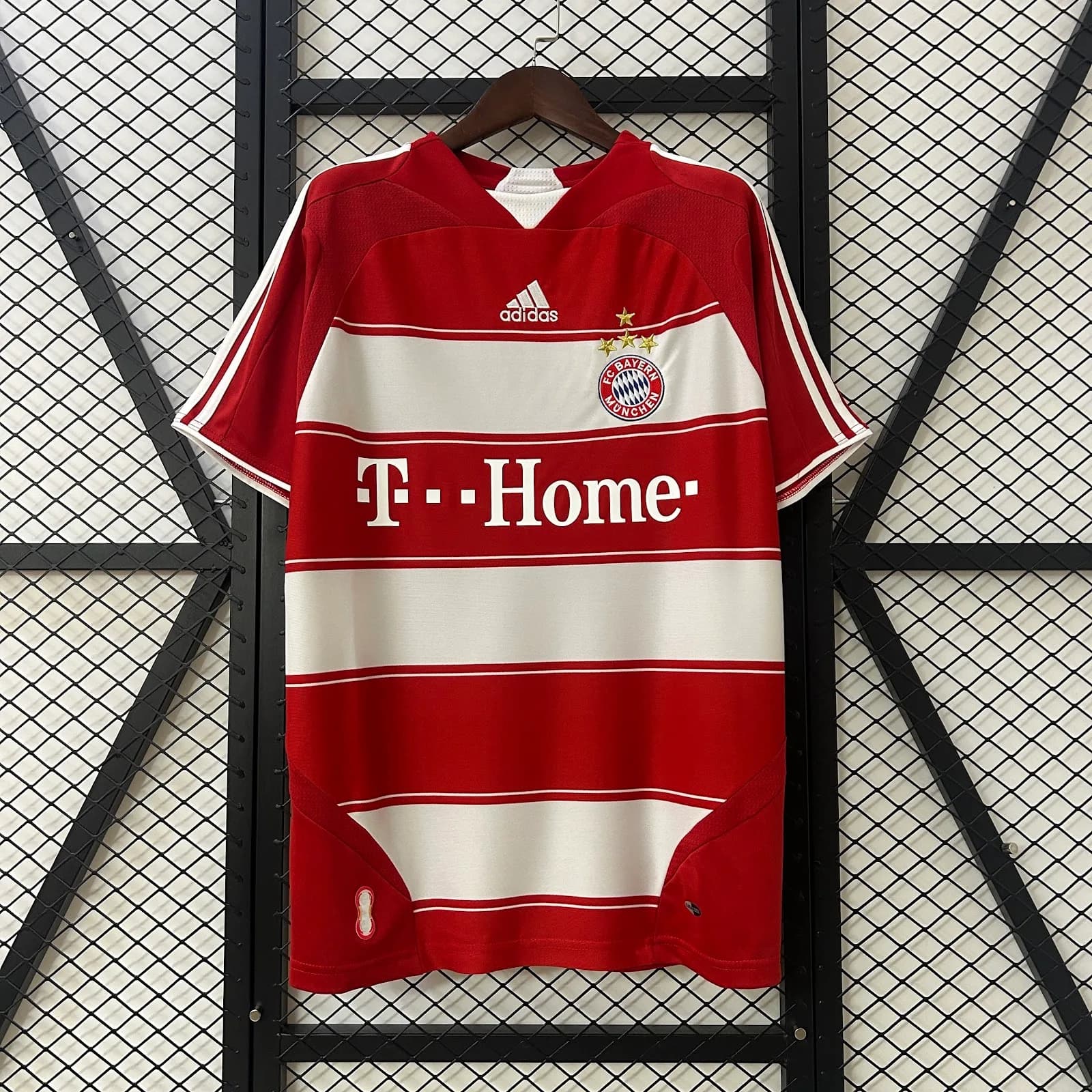Camiseta Bayern Munich – Titular con patrocinadores – 2007-08