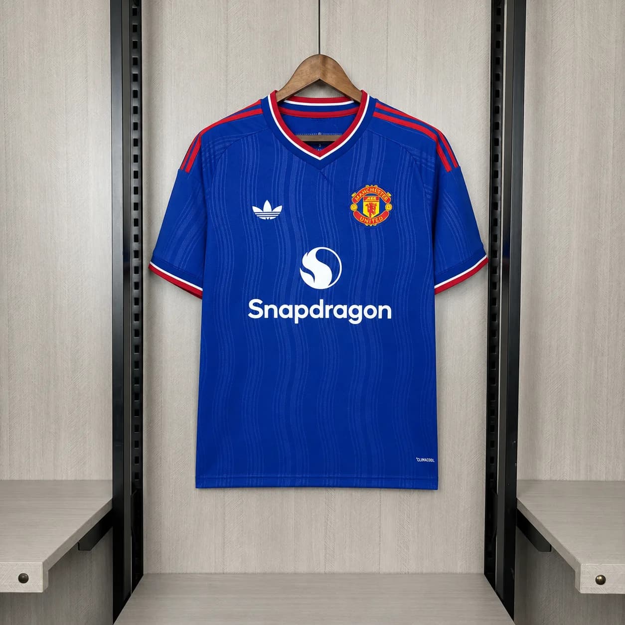 Camiseta Manchester United – Visitante retro con patrocinadores – 2026-27