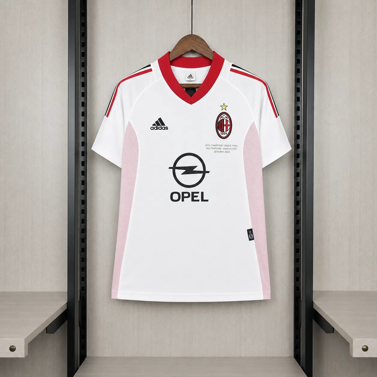 Camiseta Milán – Visitante Retro con patrocinadores – 2002-03