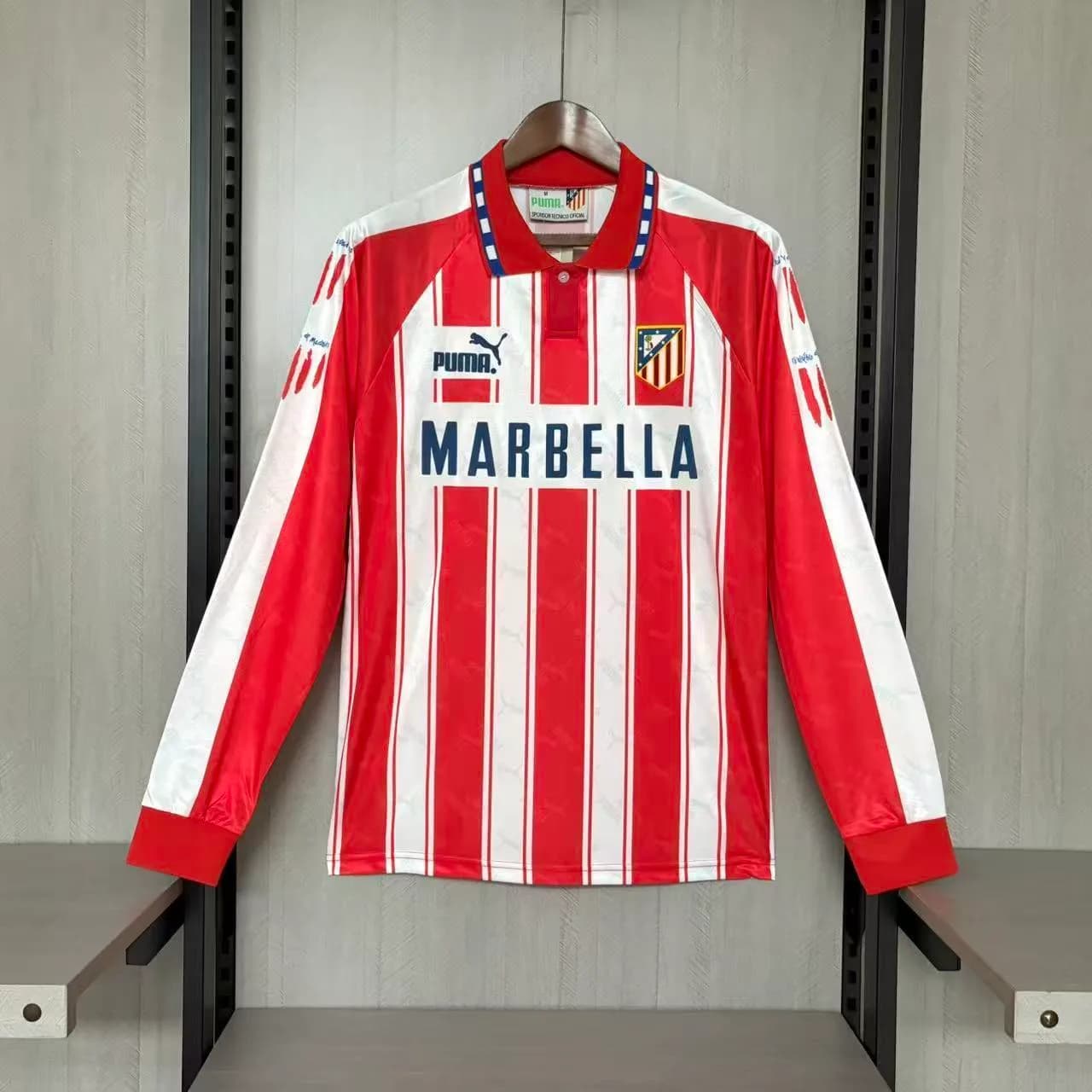 Camiseta Atletico de Madrid – Titular manga larga Retro – 1994-95