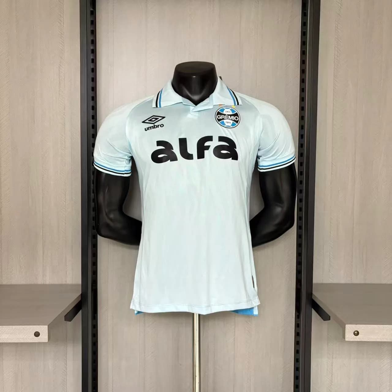 Camiseta Gremio – Visitante versión jugador – 2025-26