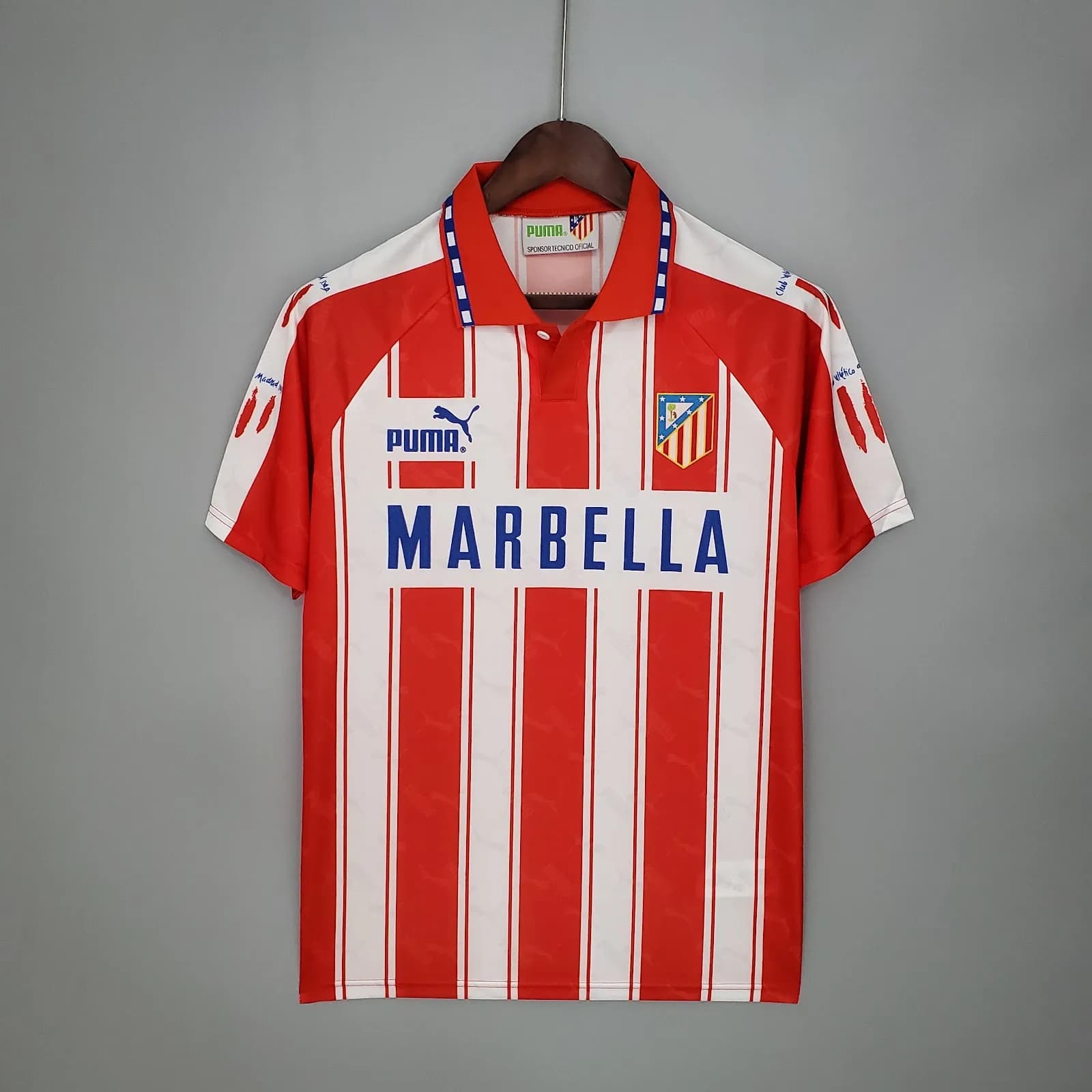 Camiseta Atletico de Madrid – Titular Retro – 1994-95 – Variante 3