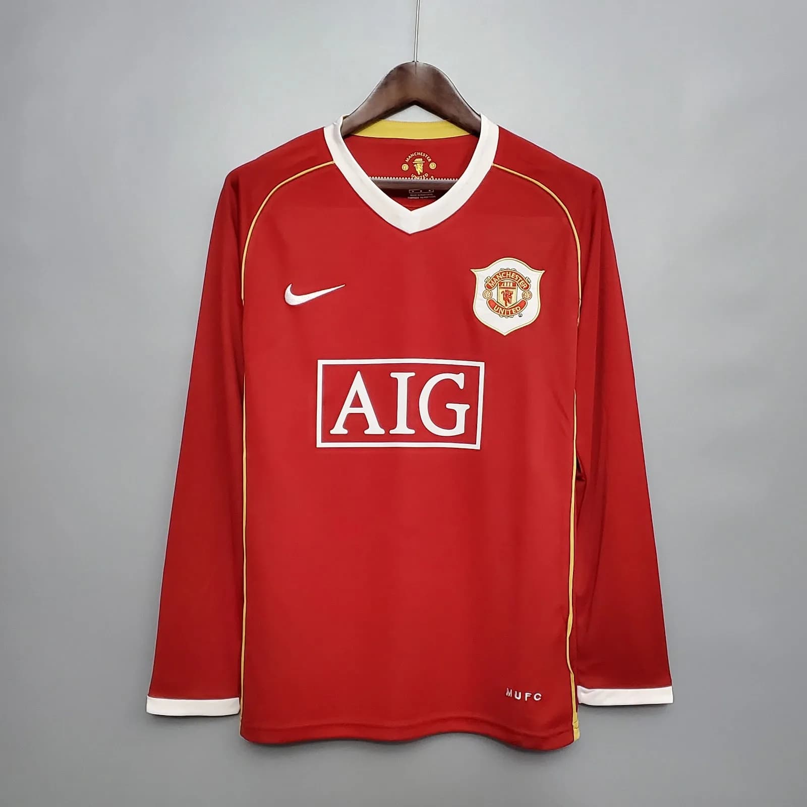 Camiseta Manchester United – Titular manga larga – 2006-07