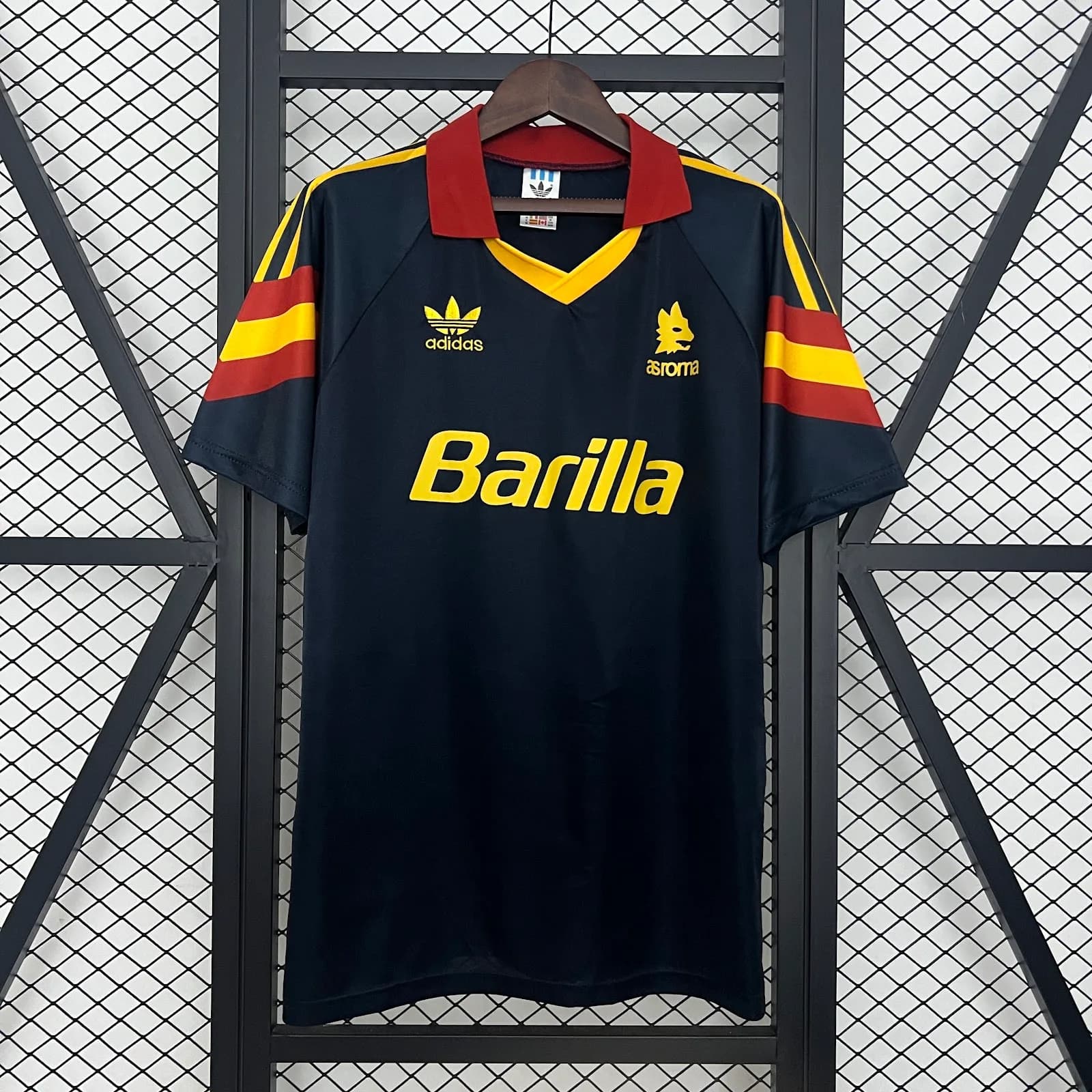 Camiseta Roma – Tercera equipación Retro con patrocinadores – 1991-92