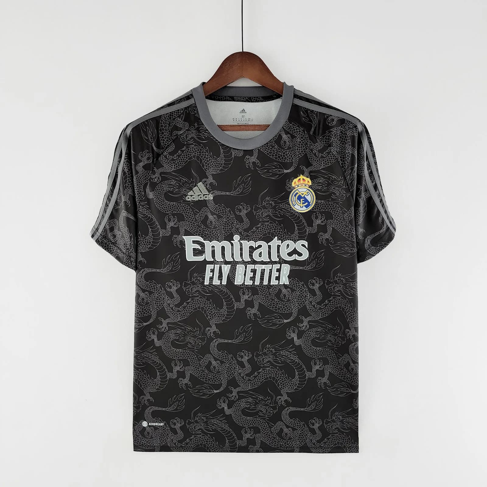 Camiseta Real Madrid – Edición especial Dragón negra – 2022-23
