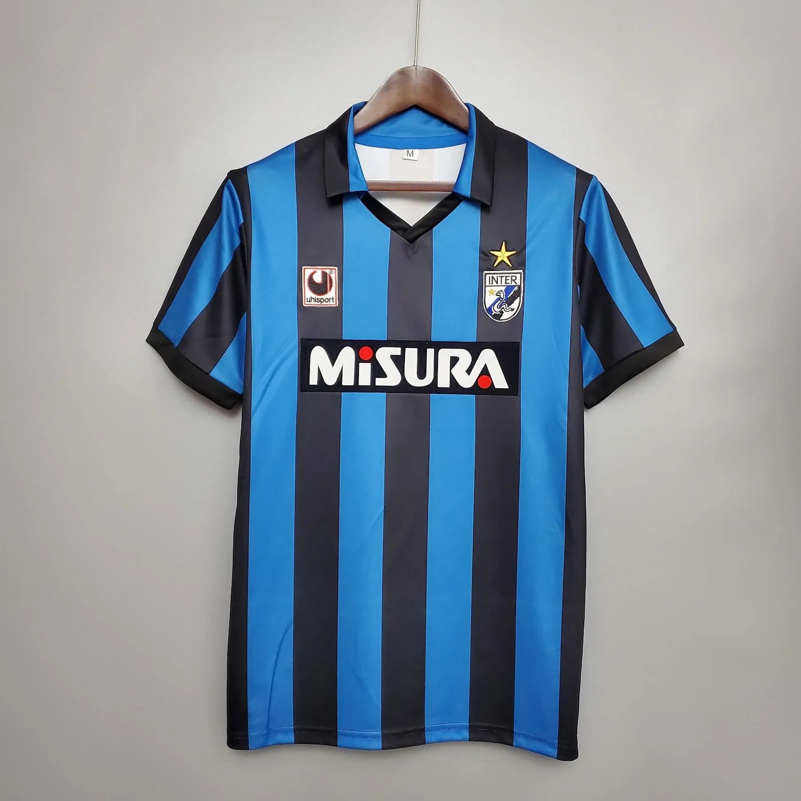 Camiseta Inter de Milán – Titular Retro con patrocinadores – 1988-89