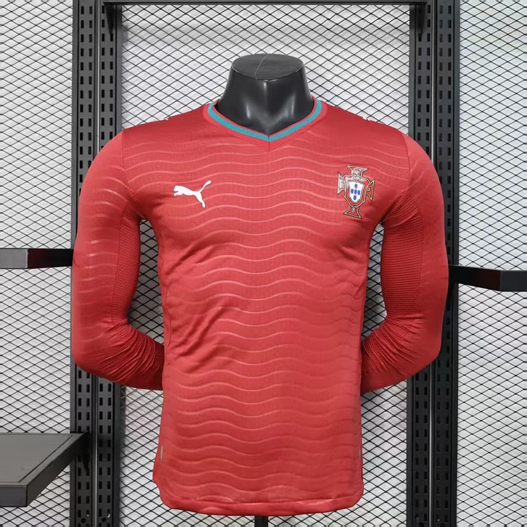 Camiseta Portugal Local Manga Larga