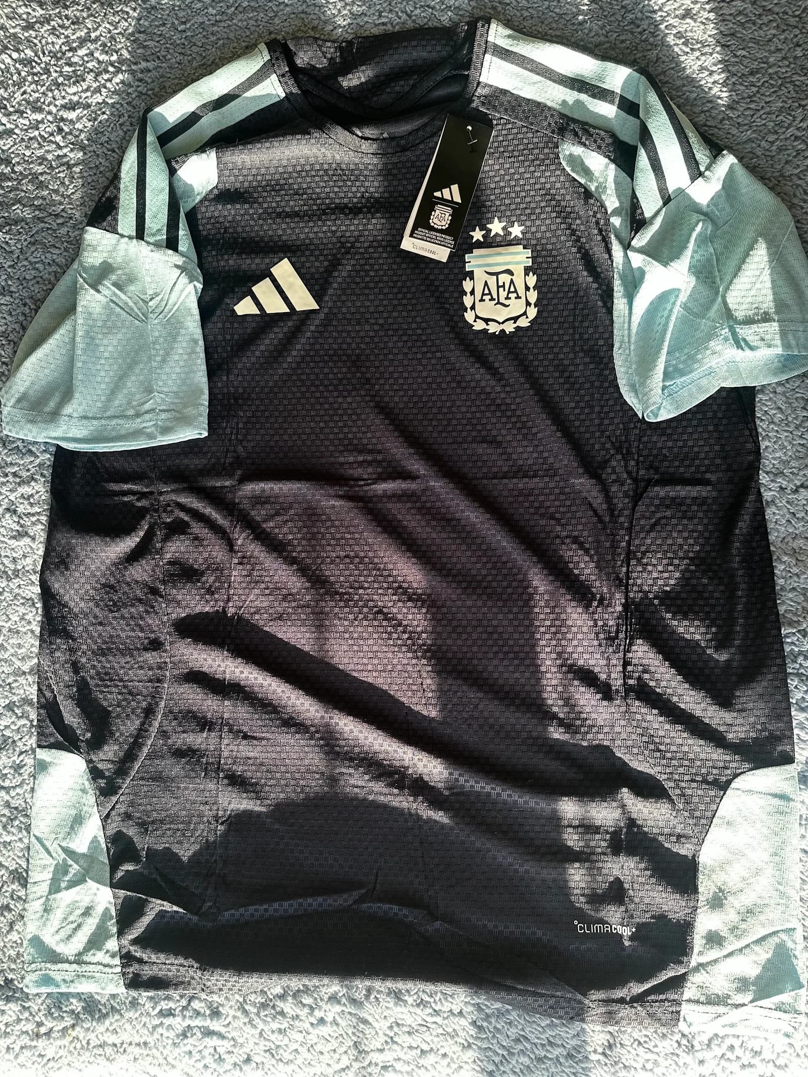 Camiseta Argentina Entrenamiento negra