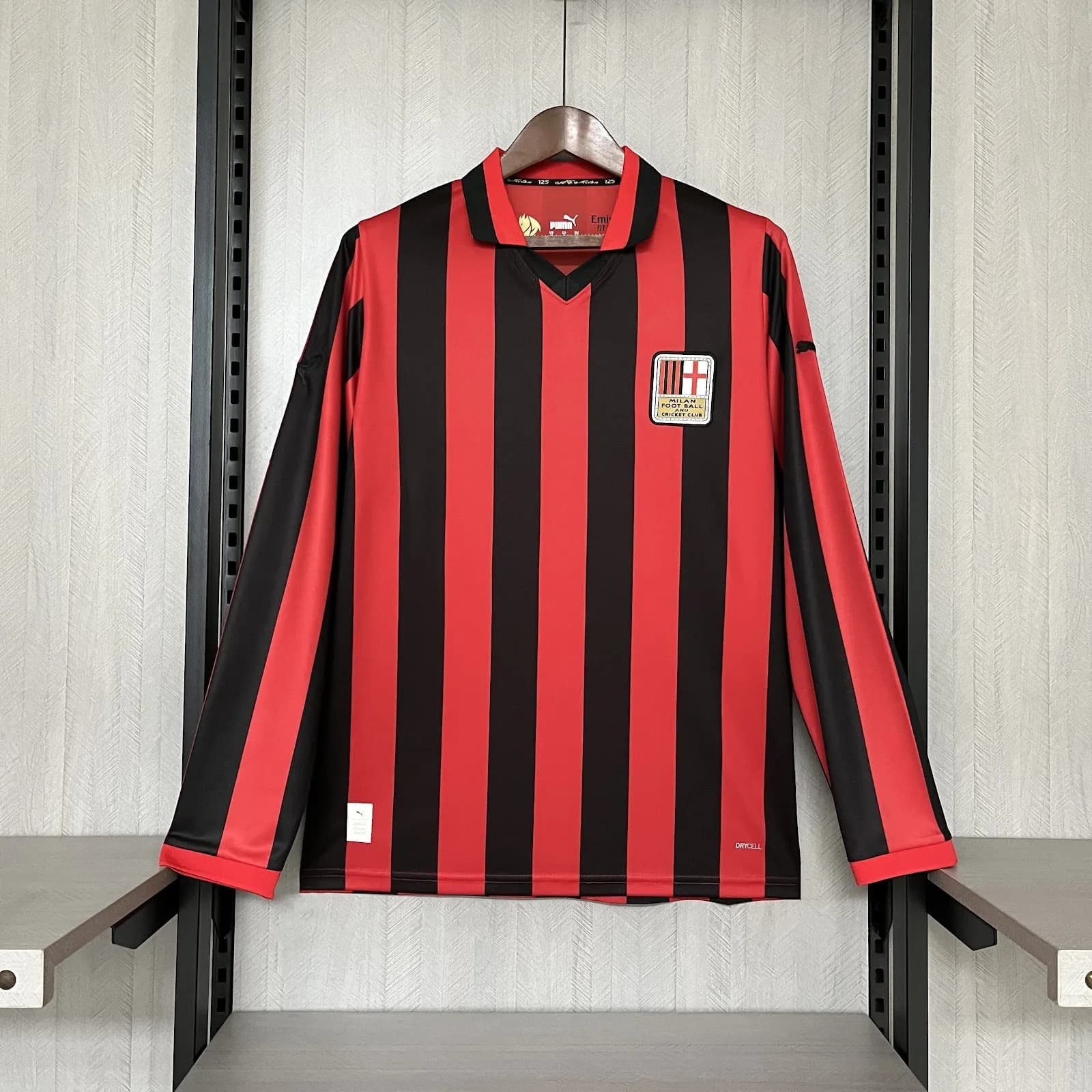 Camiseta AC Milan – Edición especial 125 aniversario manga larga – 2025-26
